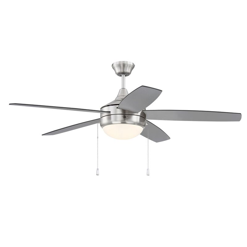 Phaze Energy Star 52 Inch 5 Blade Ceiling Fan with Light Kit by Craftmade