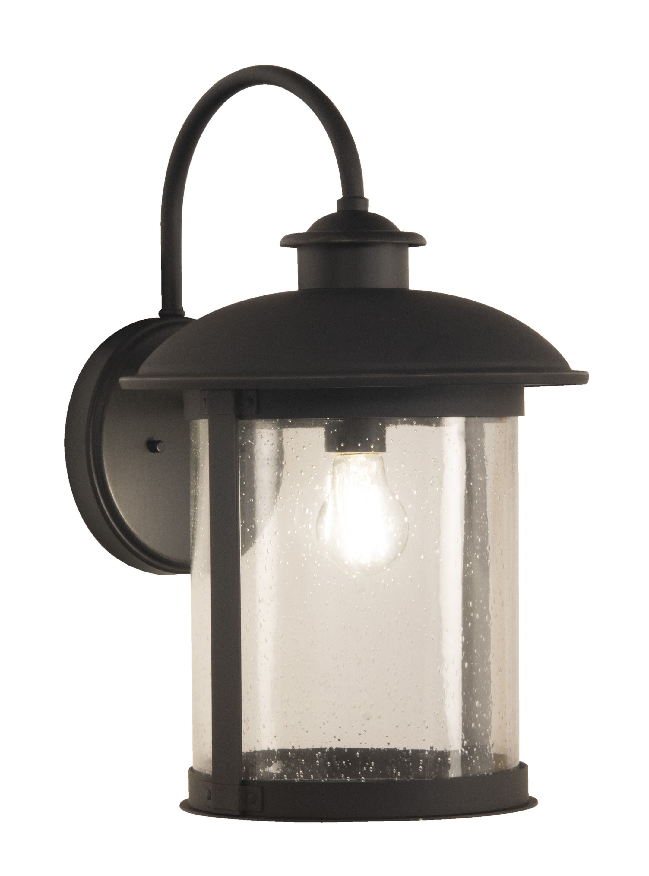 Shown in Dark Bronze Gilded finish and Cylinder glass