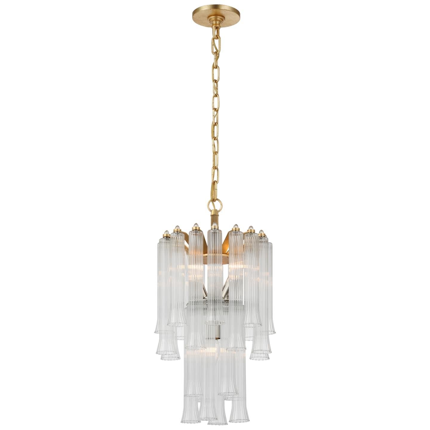 Julie Neill Lorelei 12 Inch 4 Light LED Mini Chandelier by Visual Comfort Signature Collection