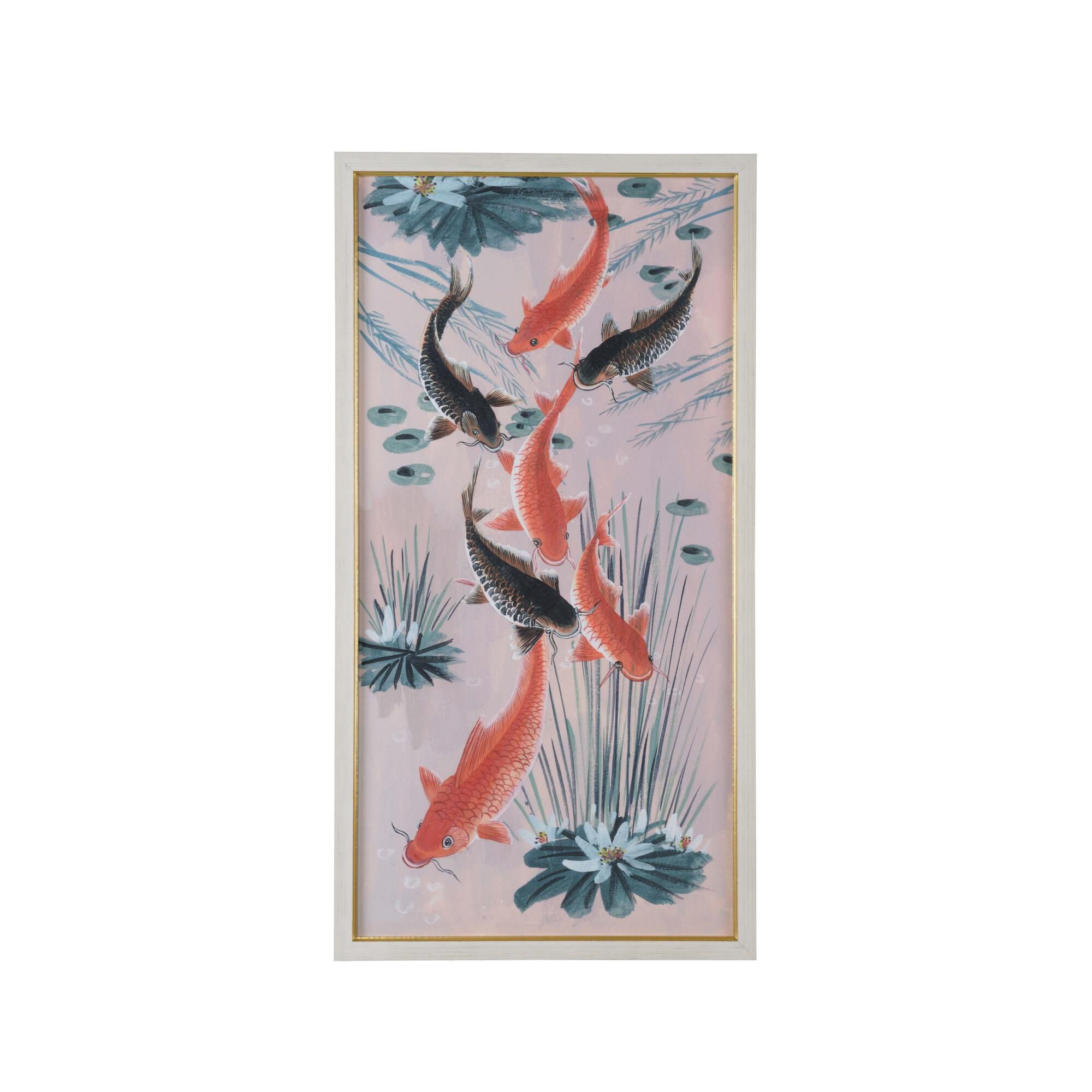Traditional Koi Pond I Print by Chelsea House