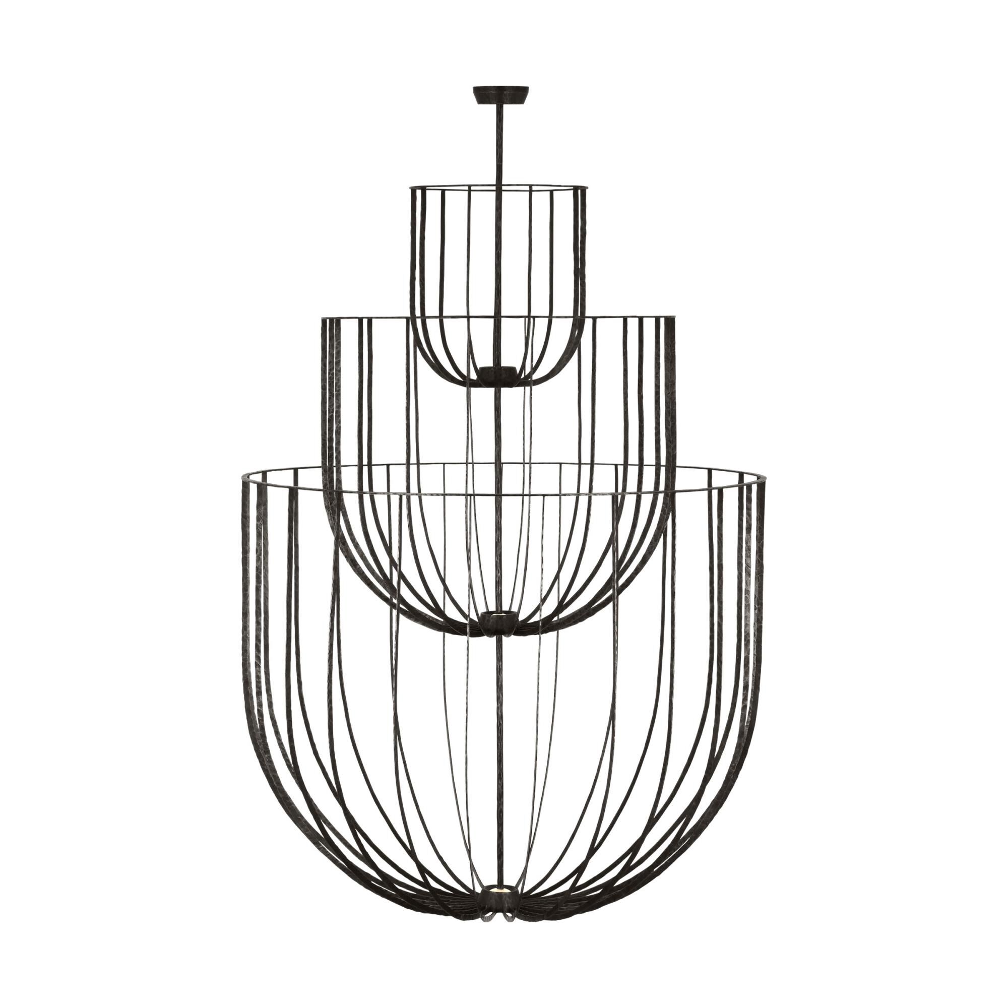 Sean Lavin Sanchi 48 Inch 4 Light Chandelier by Visual Comfort Modern Collection