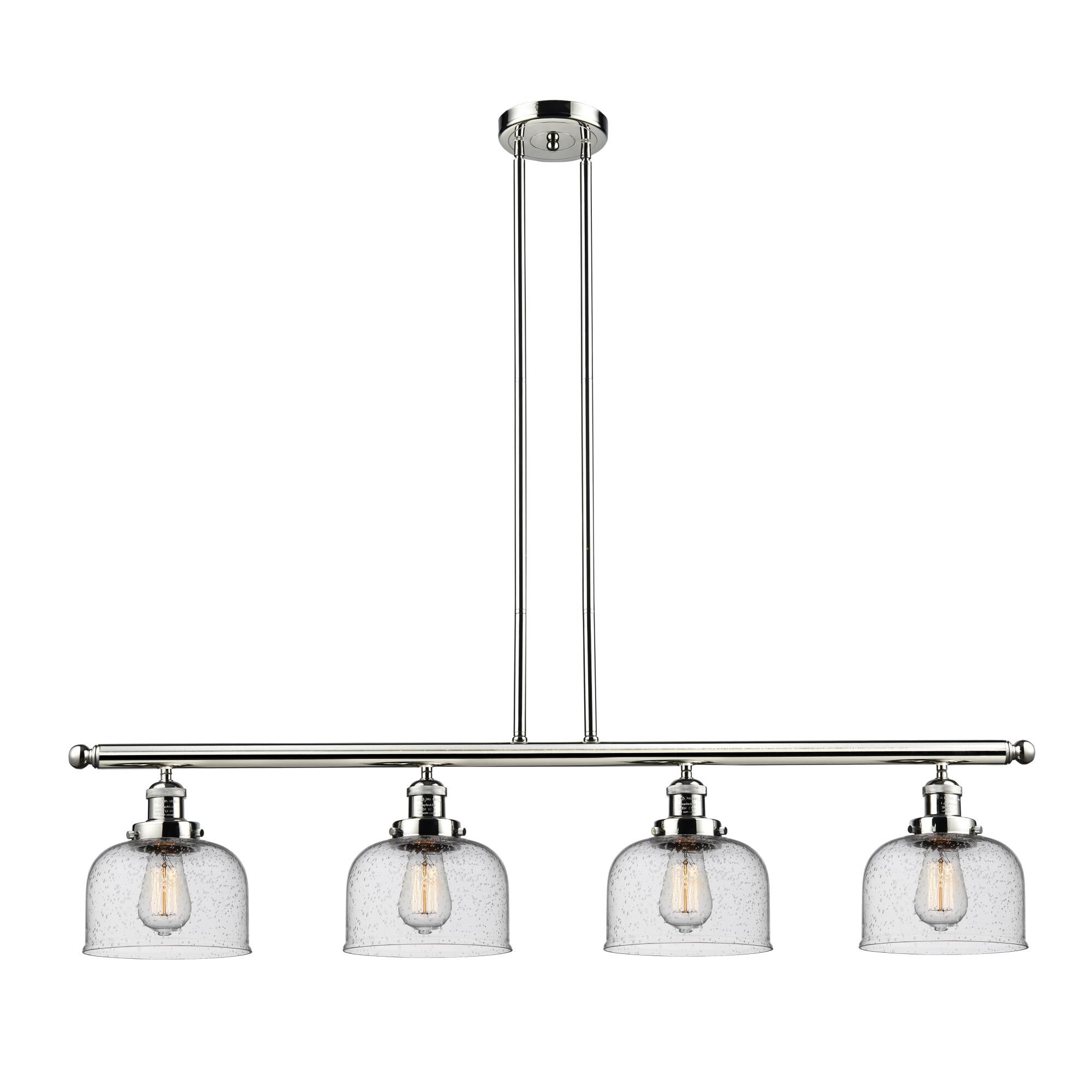 Bruno Marashlian Large Bell 48 Inch 4 Light LED Linear Suspension Light by Innovations Lighting