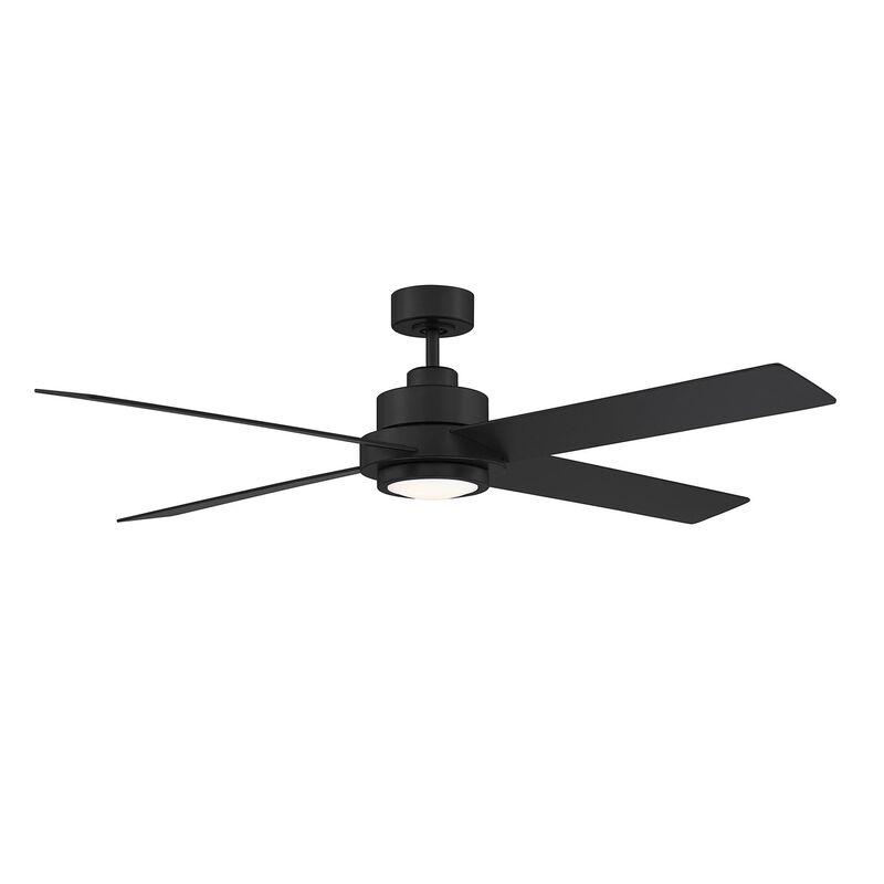 56 Inch Ceiling Fan with Light Kit by Meridian Lighting