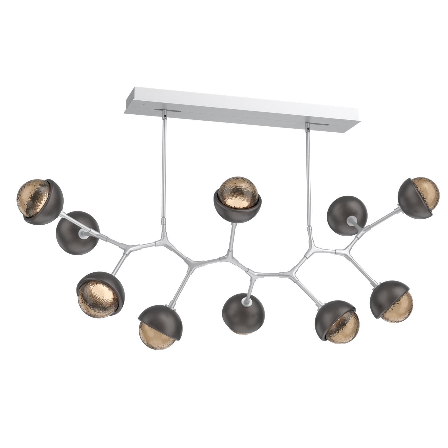 Levi Wilson Cabochon 56 Inch Linear Suspension Light by Hammerton Studio