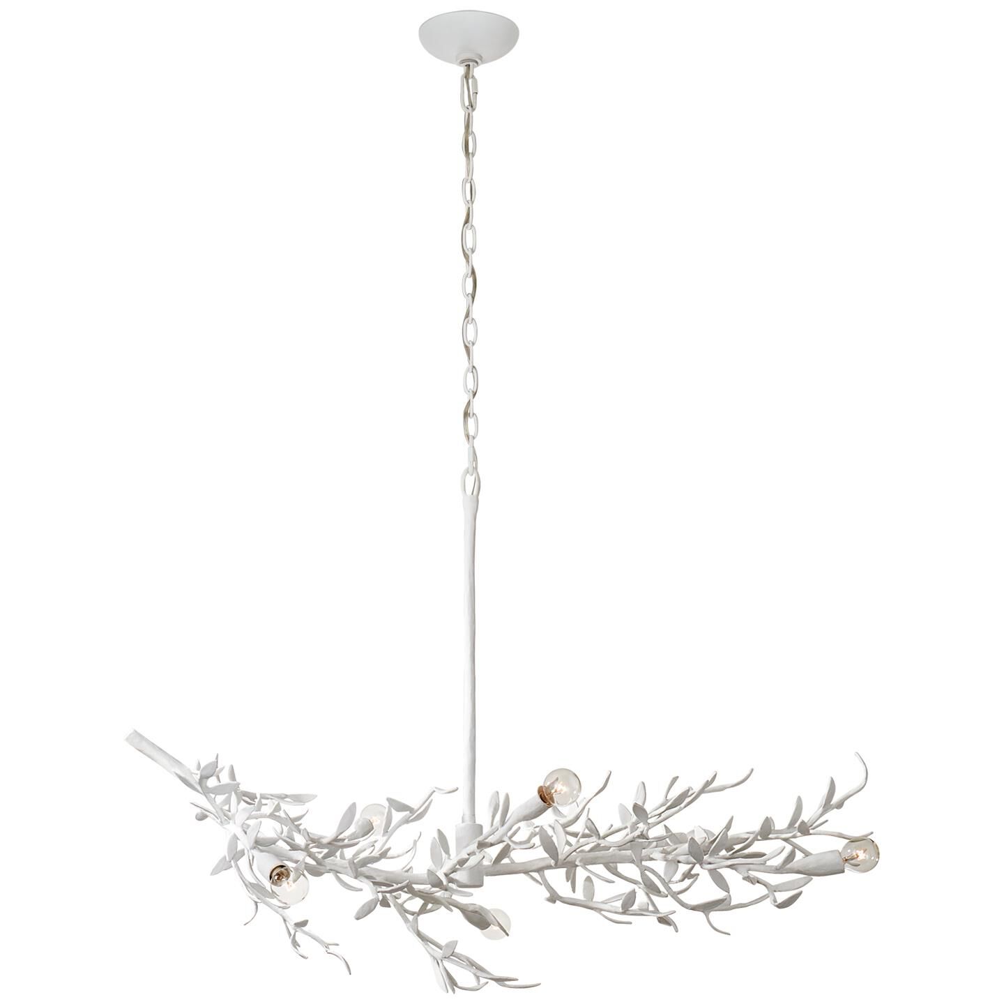Julie Neill Mandeville 42 Inch 6 Light Chandelier by Visual Comfort Signature Collection
