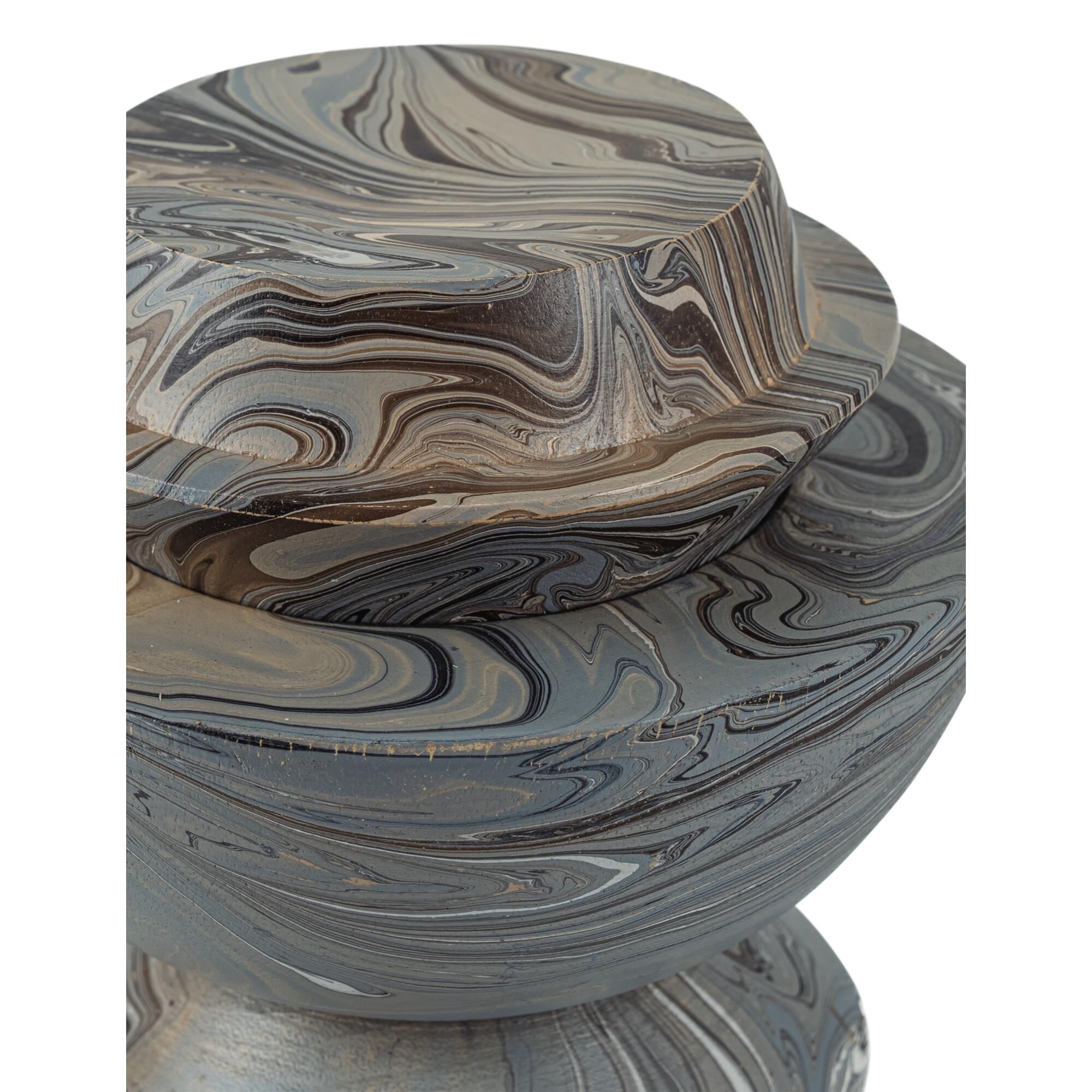 Marbleized Accent Box by Currey and Company