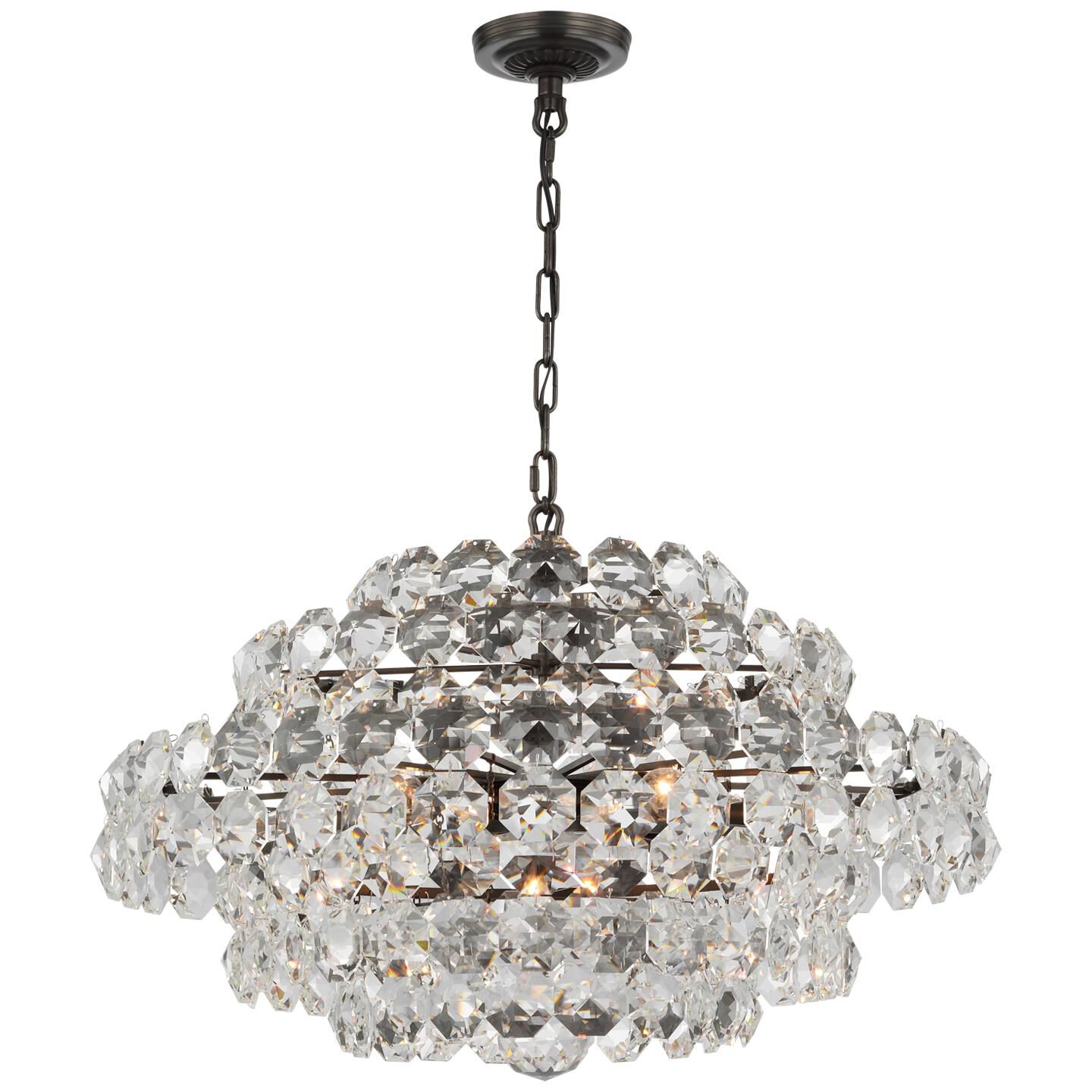 Aerin Sanger 29 Inch 12 Light Chandelier by Visual Comfort Signature Collection