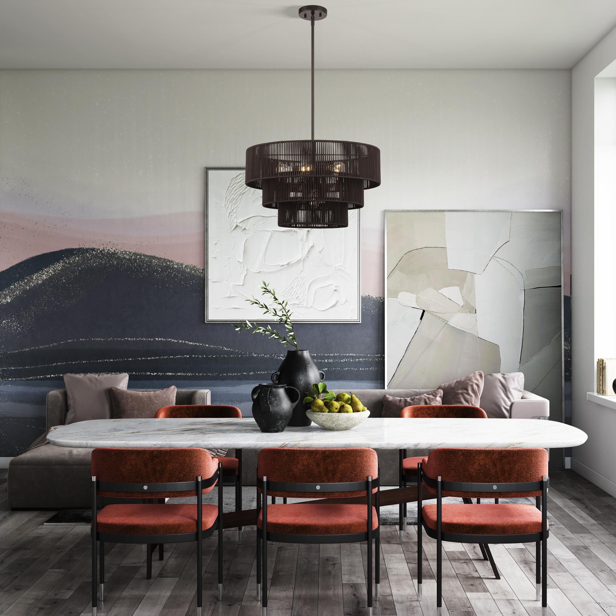 Acordia 23 Inch Large Pendant by Livex Lighting