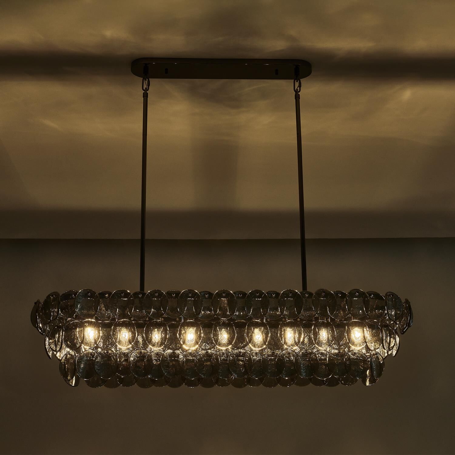 Uroko 50 Inch Linear Suspension Light by Kalco Lighting