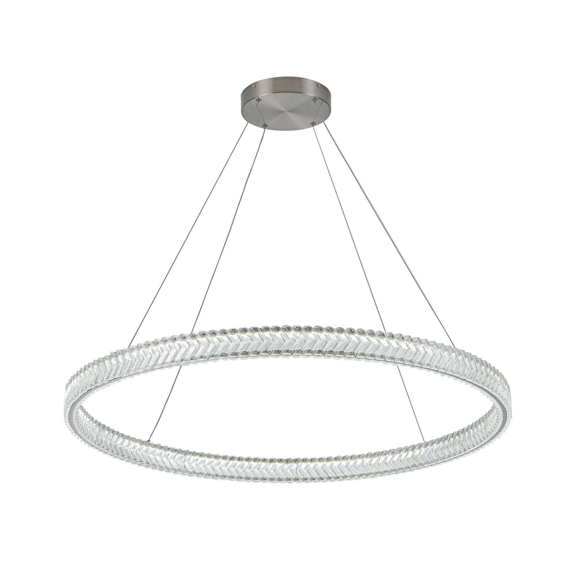 Chevron 39 Inch Chandelier by Artcraft