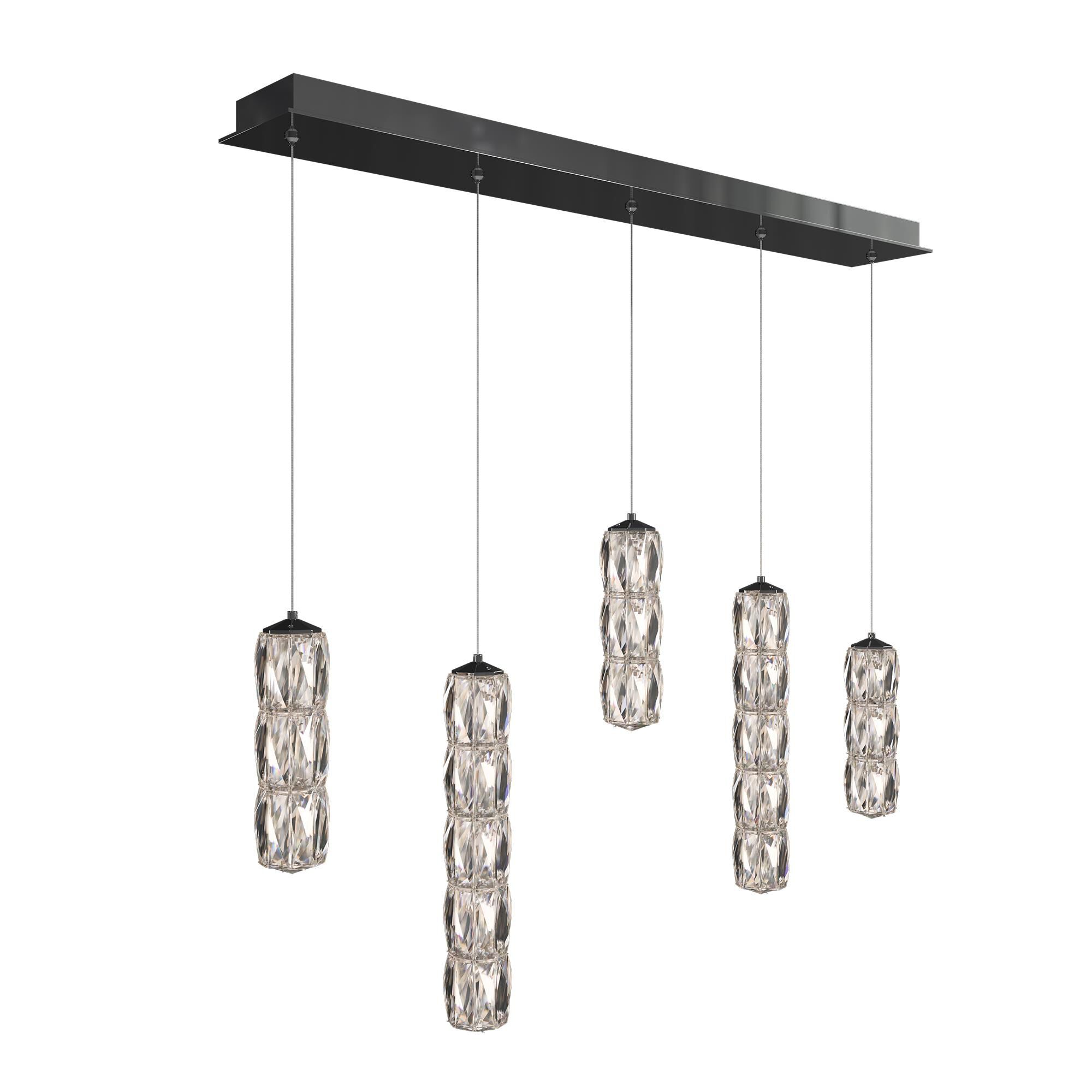 Shown in Stainless Steel finish and Clear Radiance crystal