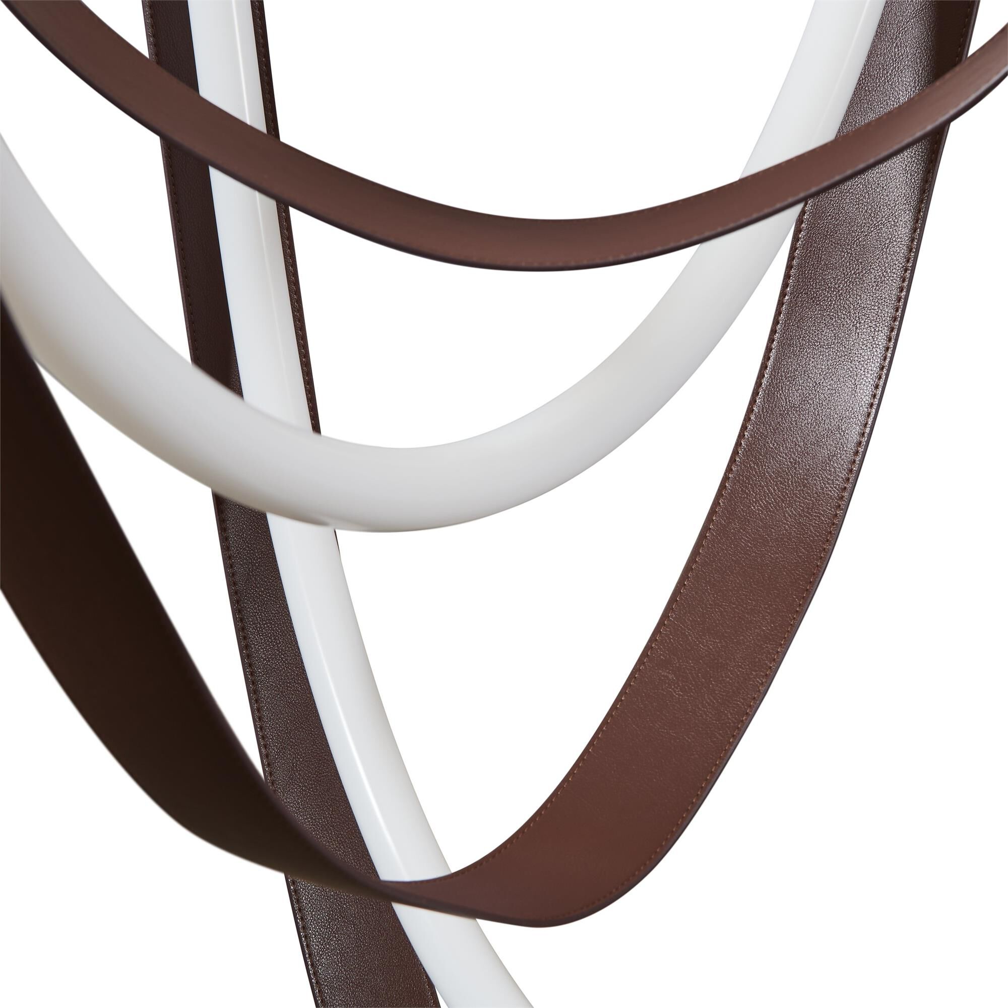 Shown in Champagne Gold finish and White shade