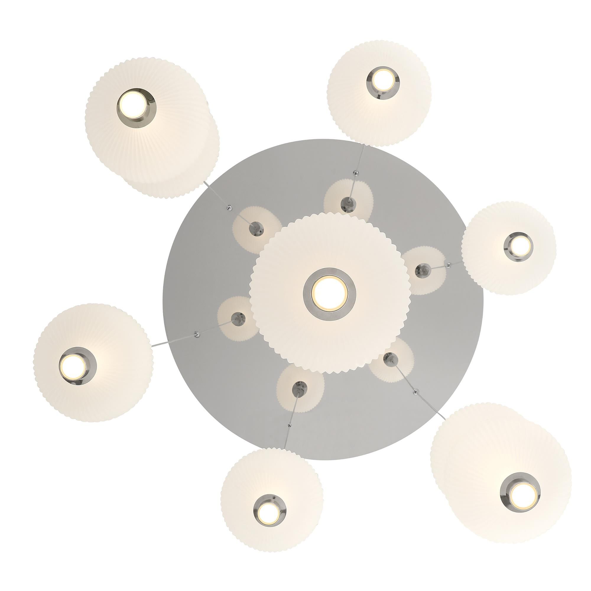 Palmas 30 Inch 7 Light Multi Light Pendant,
