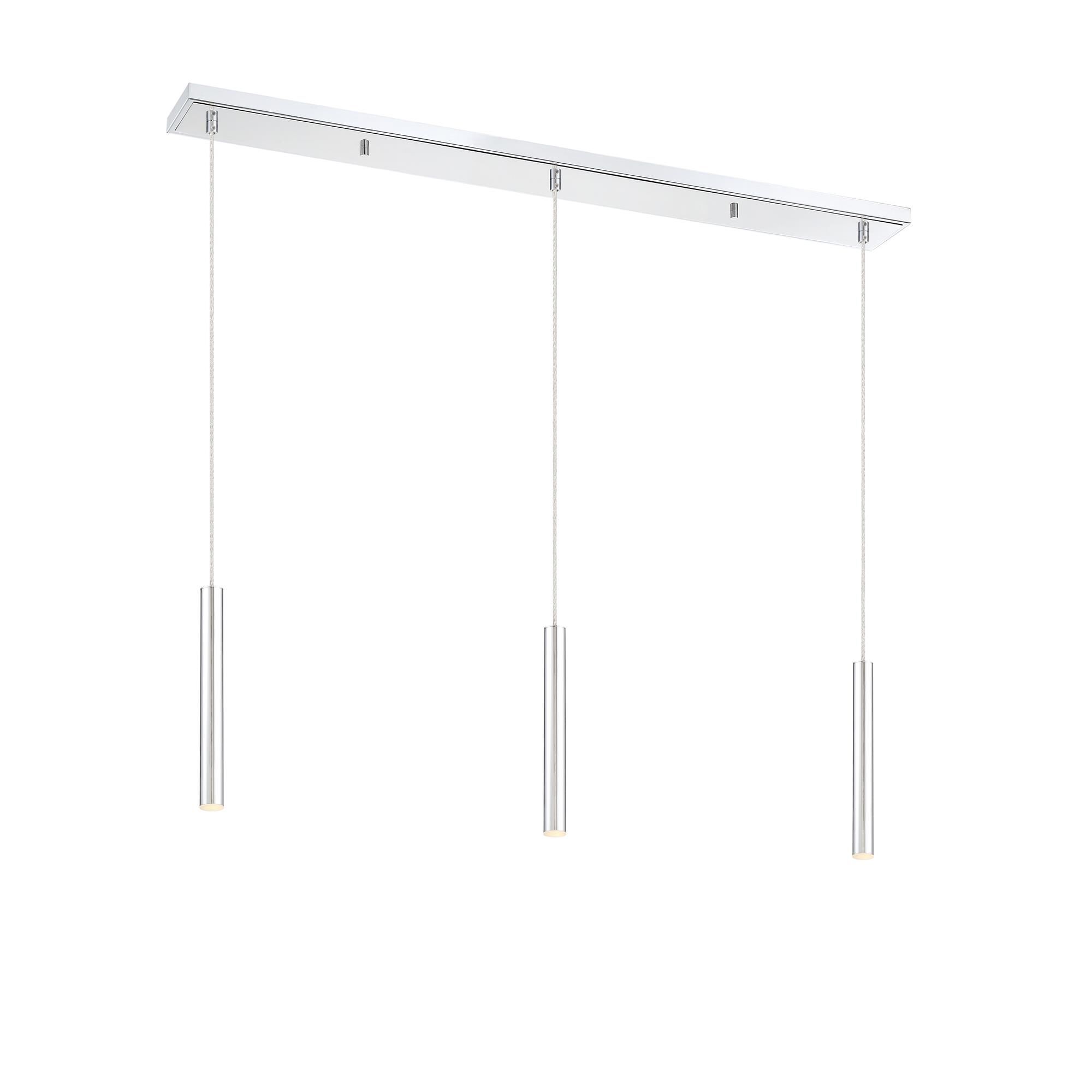 Shown in Chrome finish and Steel glass and Steel shade