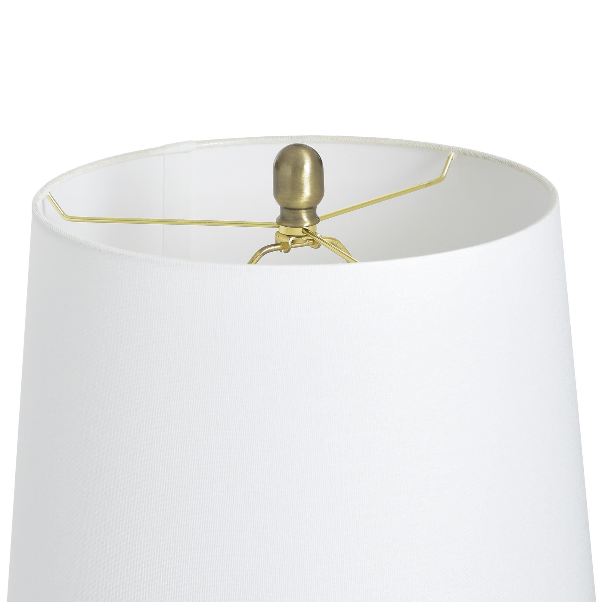 Shown in Gold Wash, Off White finish