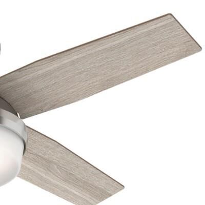Dempsey 44 Inch Ceiling Fan with Light Kit by Hunter Fan