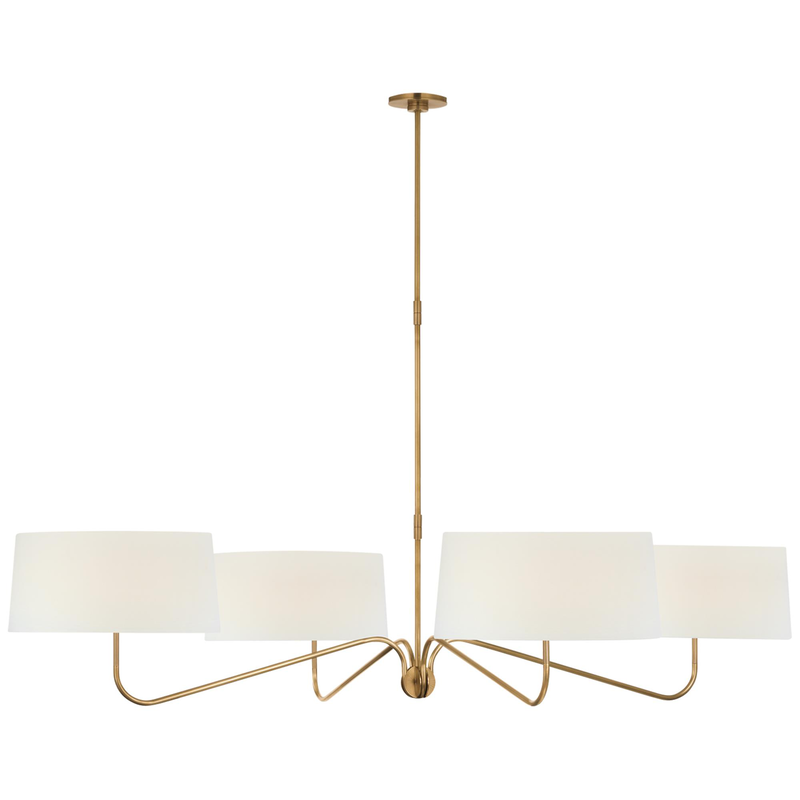Thomas O'Brien Canto 68 Inch 4 Light LED Chandelier by Visual Comfort Signature Collection