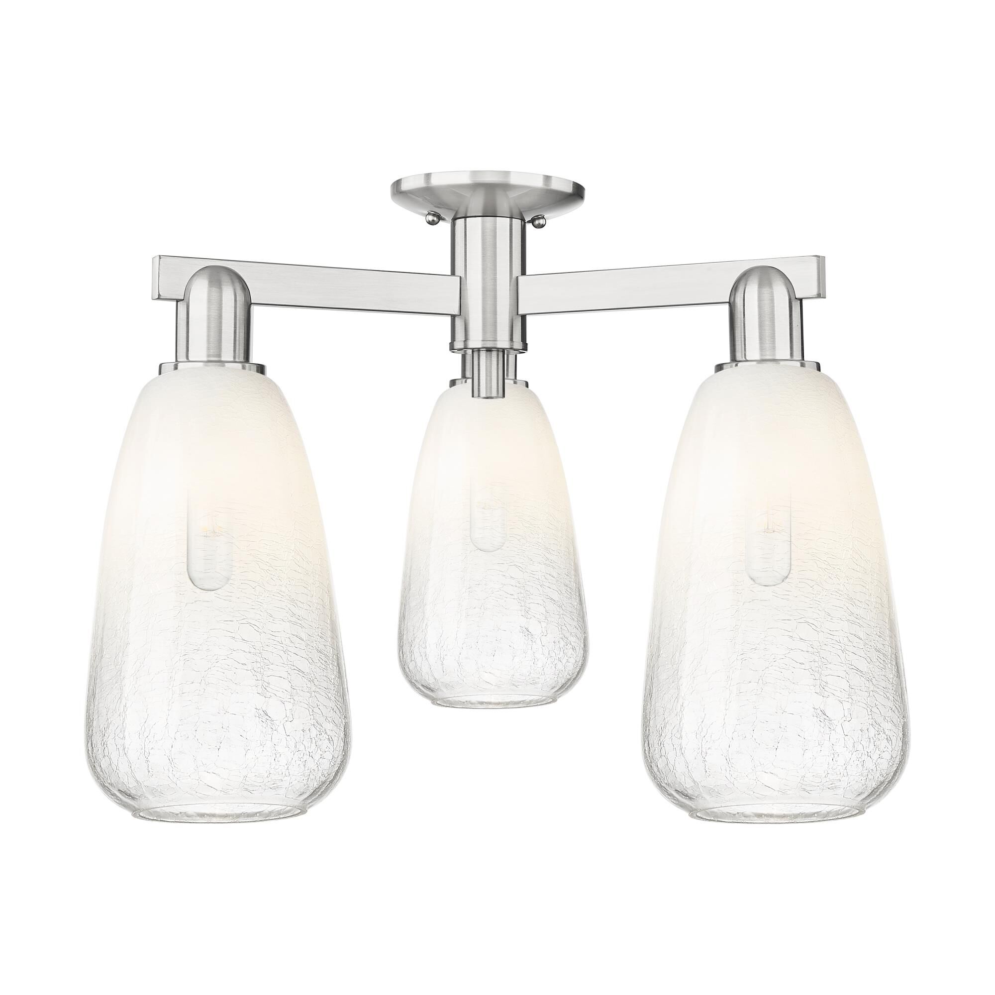 Bruno Marashlian Brookhaven Almond 24 Inch Semi Flush Mount by Innovations Lighting