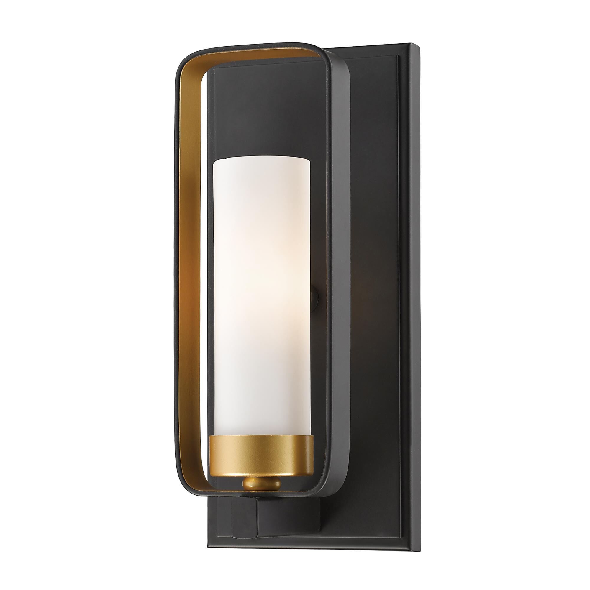 Shown in Bronze Gold finish and Glass shade