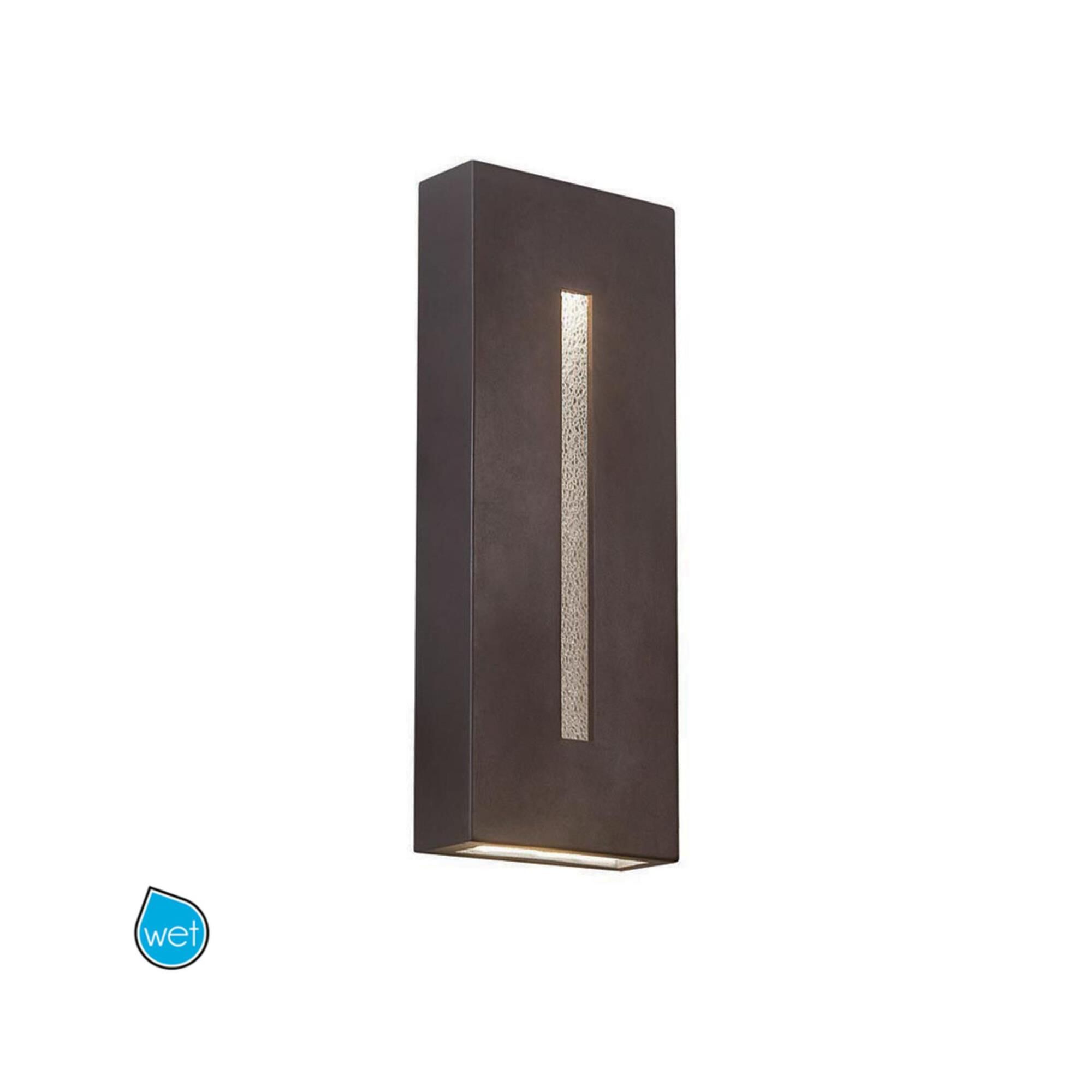 Tao 7 Inch Tall 1 Light LED Outdoor Wall Light by dweLED