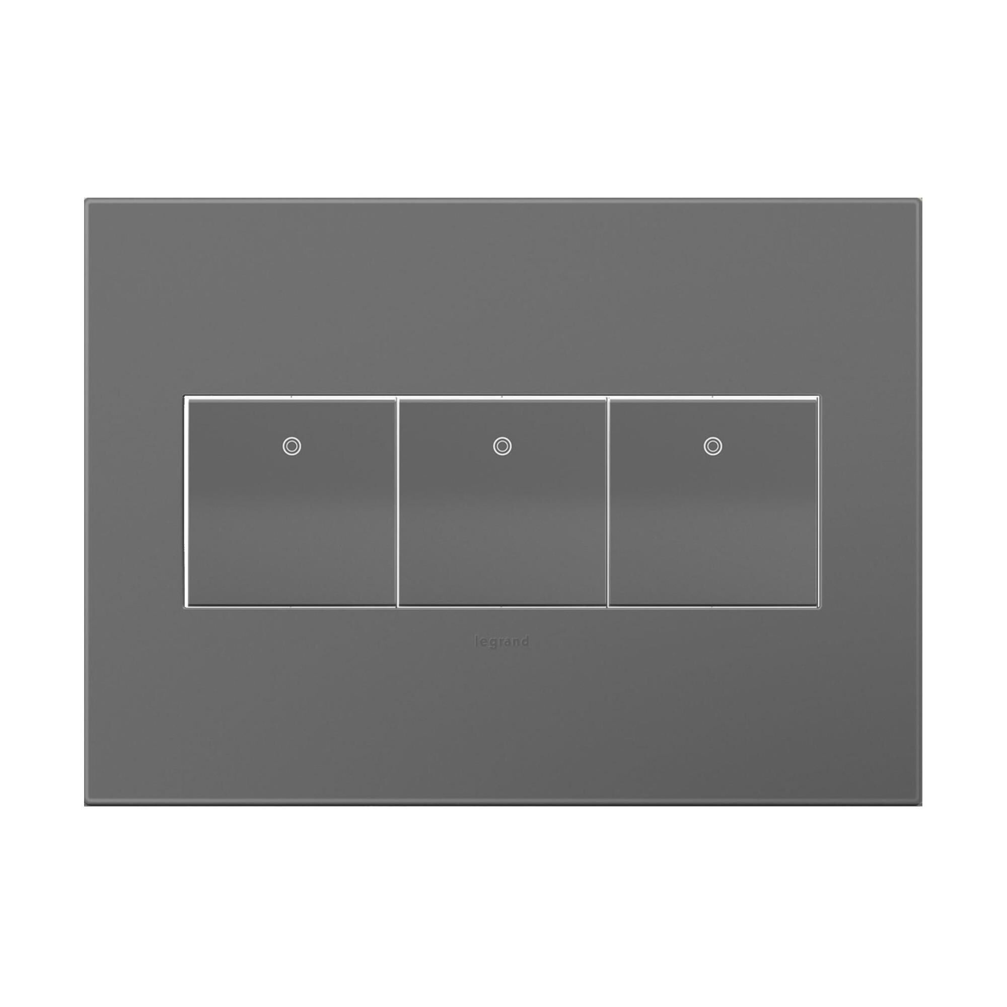 adorne Plastics 3 Gang Wall Plate by Legrand