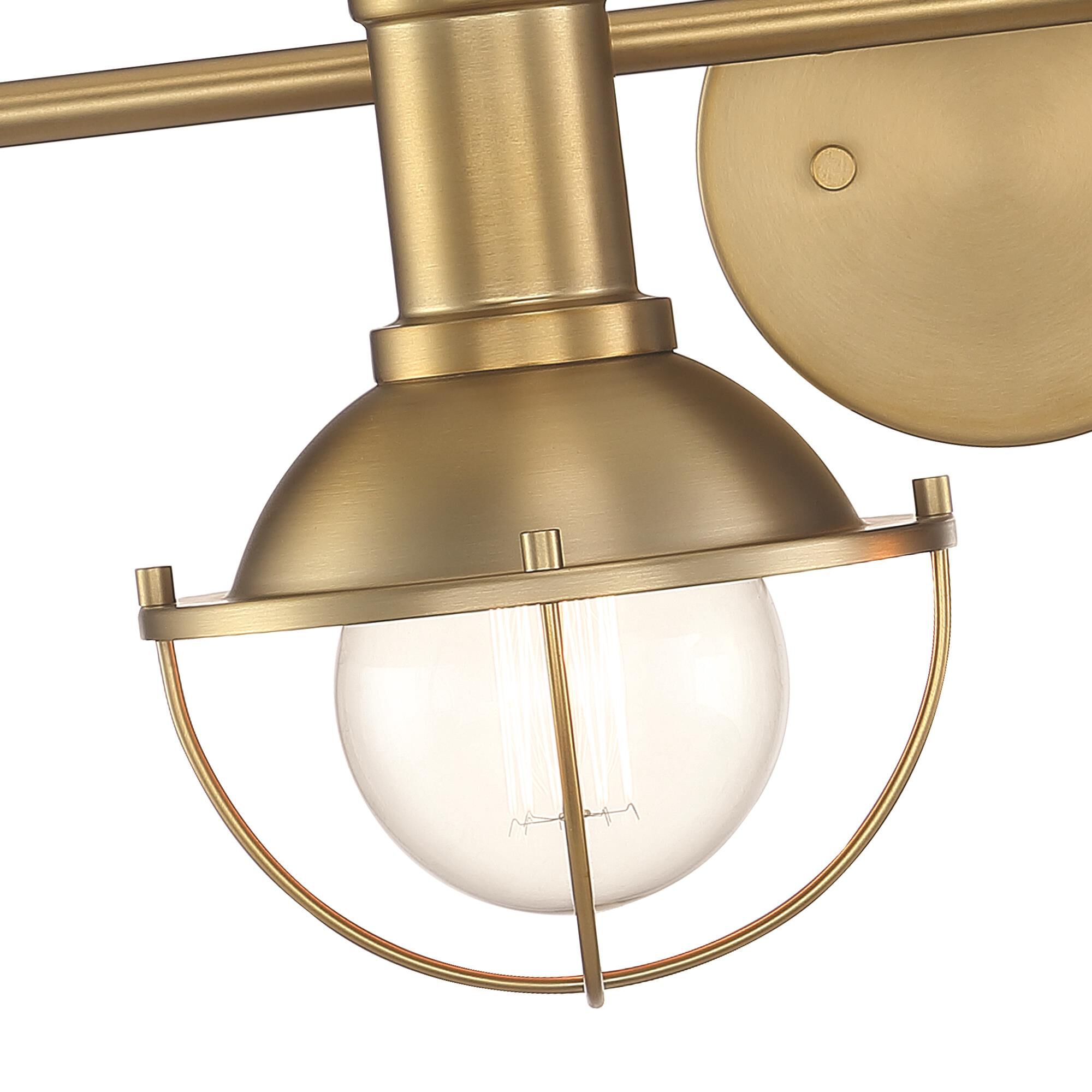 Shown in Brushed Gold finish