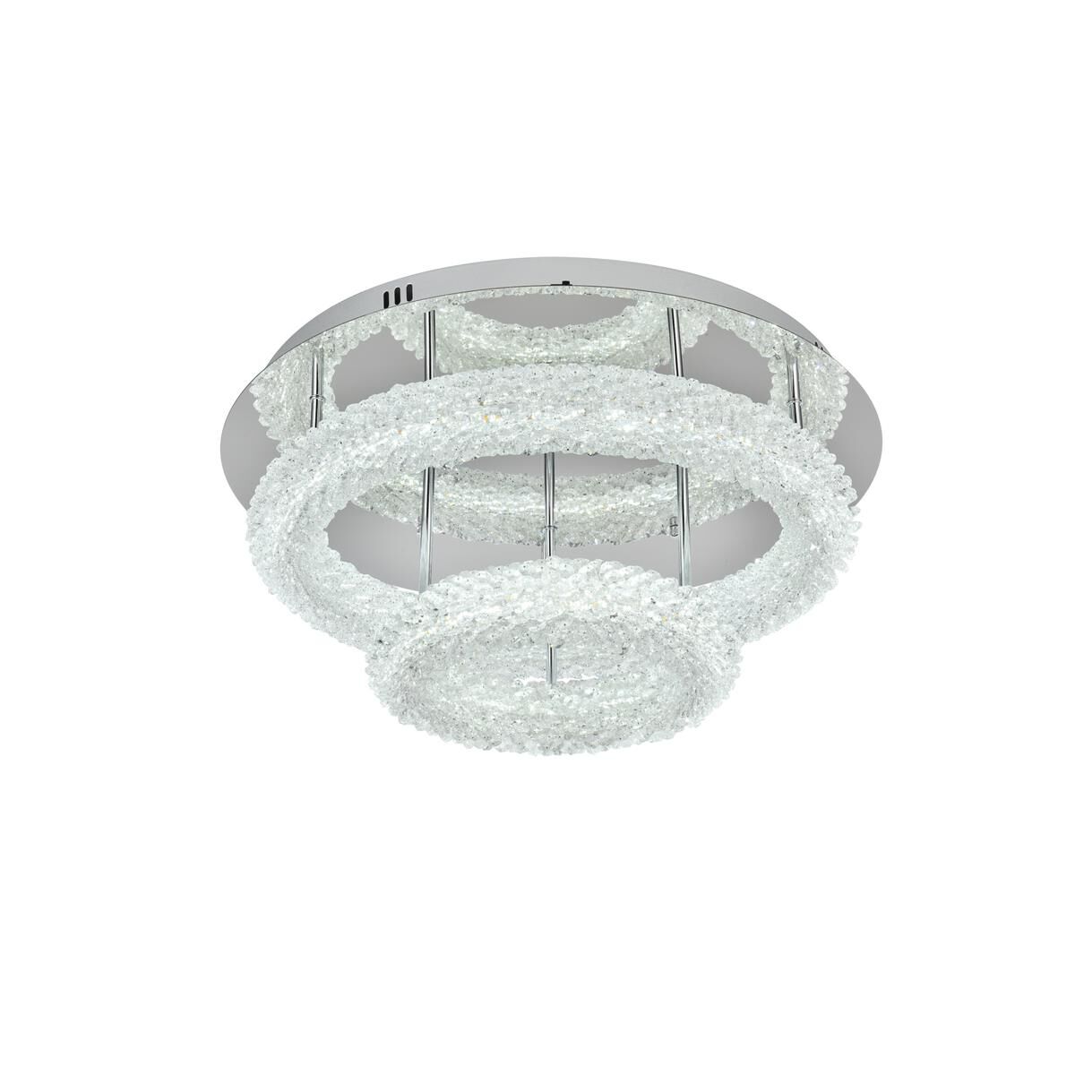Bowen 22 Inch Semi Flush Mount by Elegant Lighting