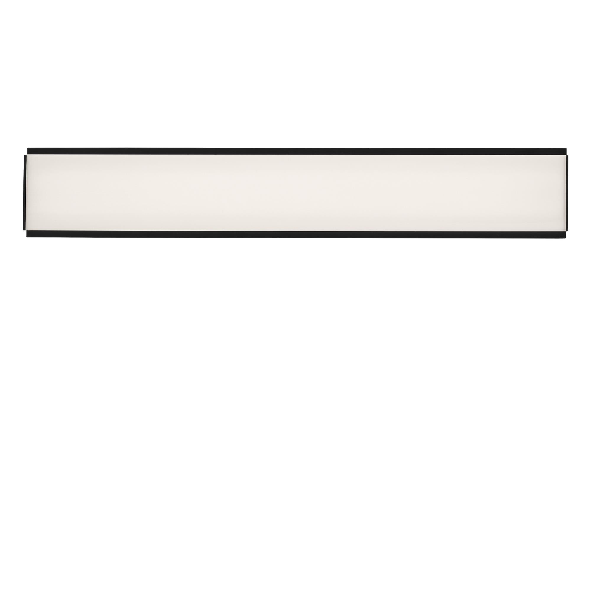 Shown in Midnight Black finish and White Acrylic Diffuser shade