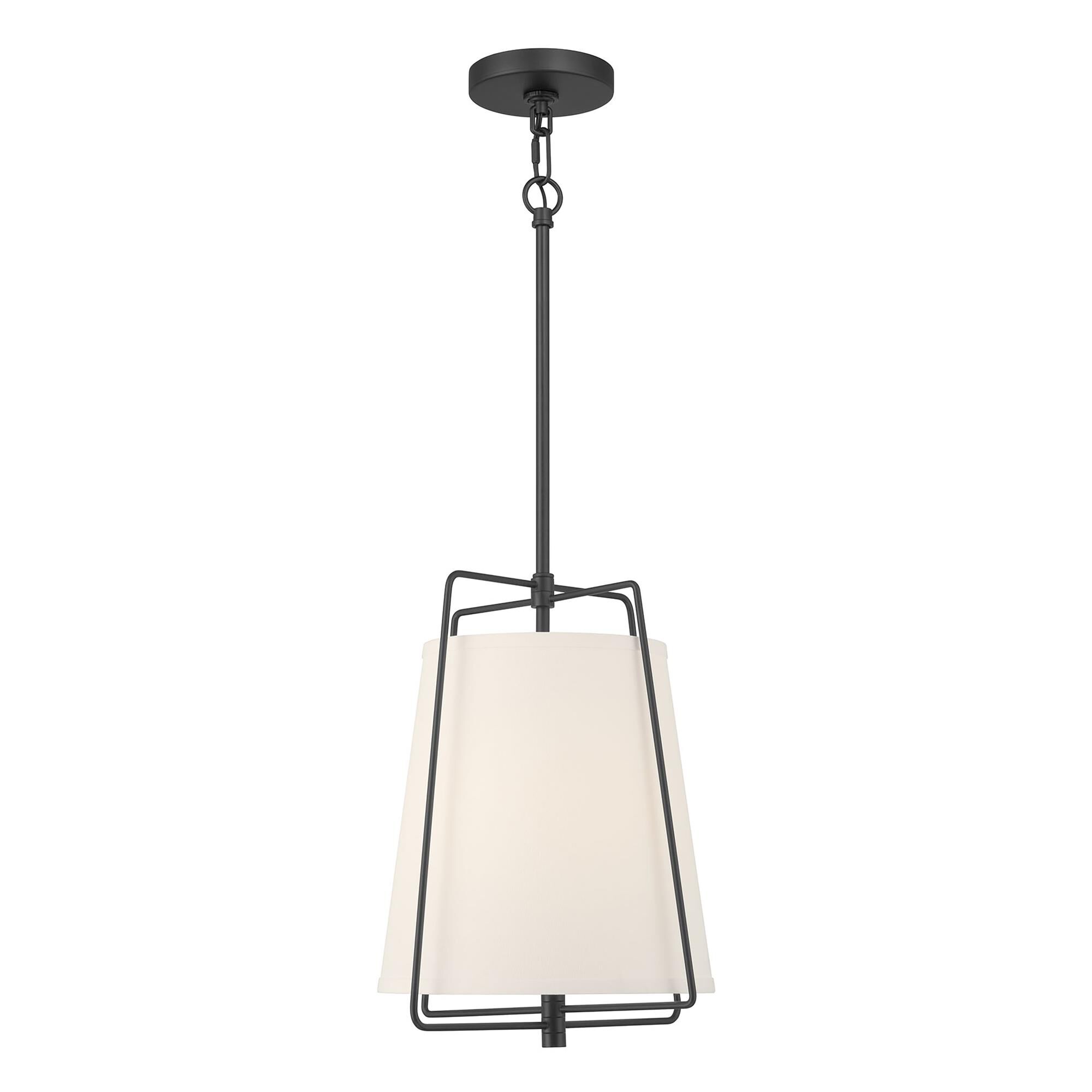 Shown in Matte Black finish and White glass