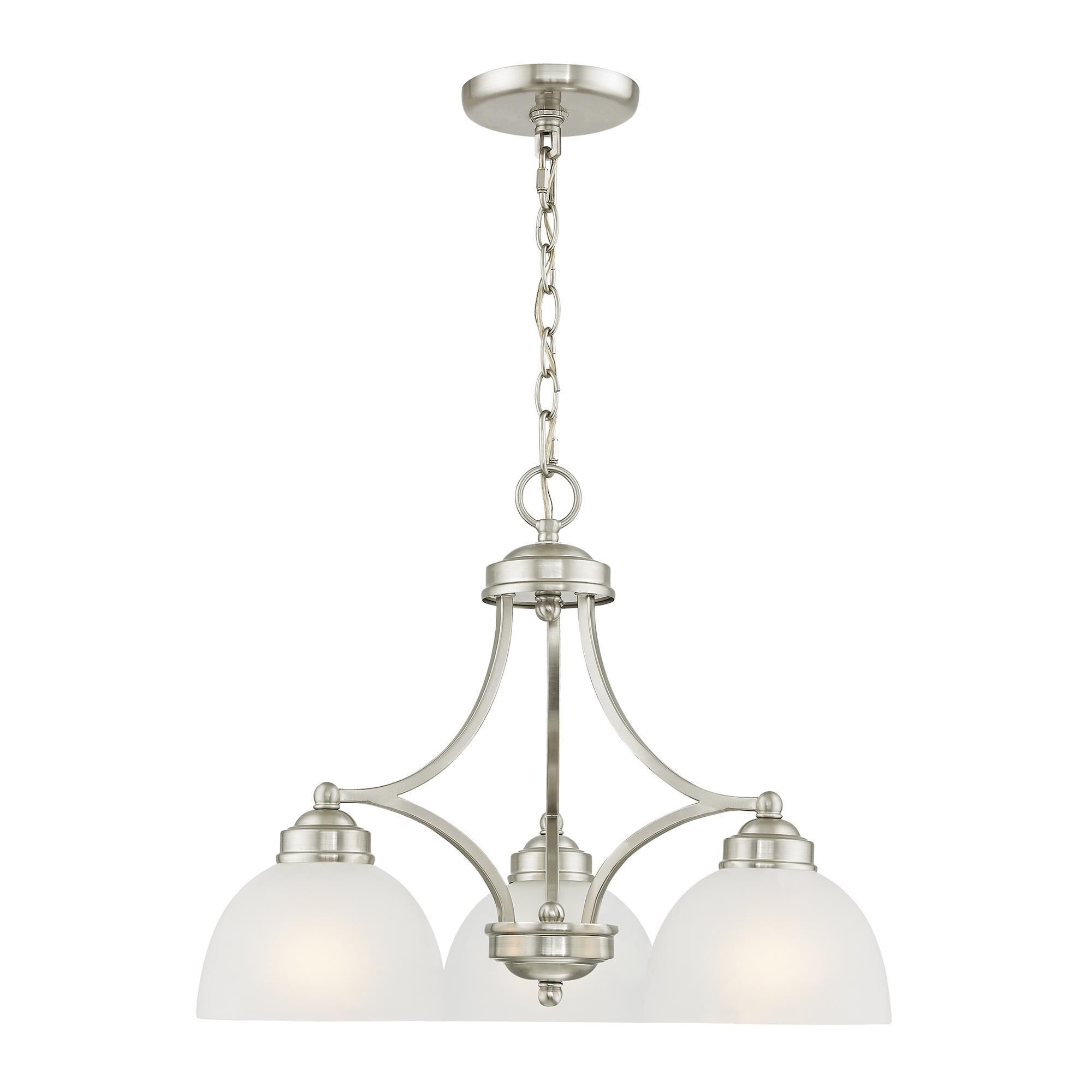 Somerset 20 Inch 3 Light Mini Chandelier by Livex Lighting