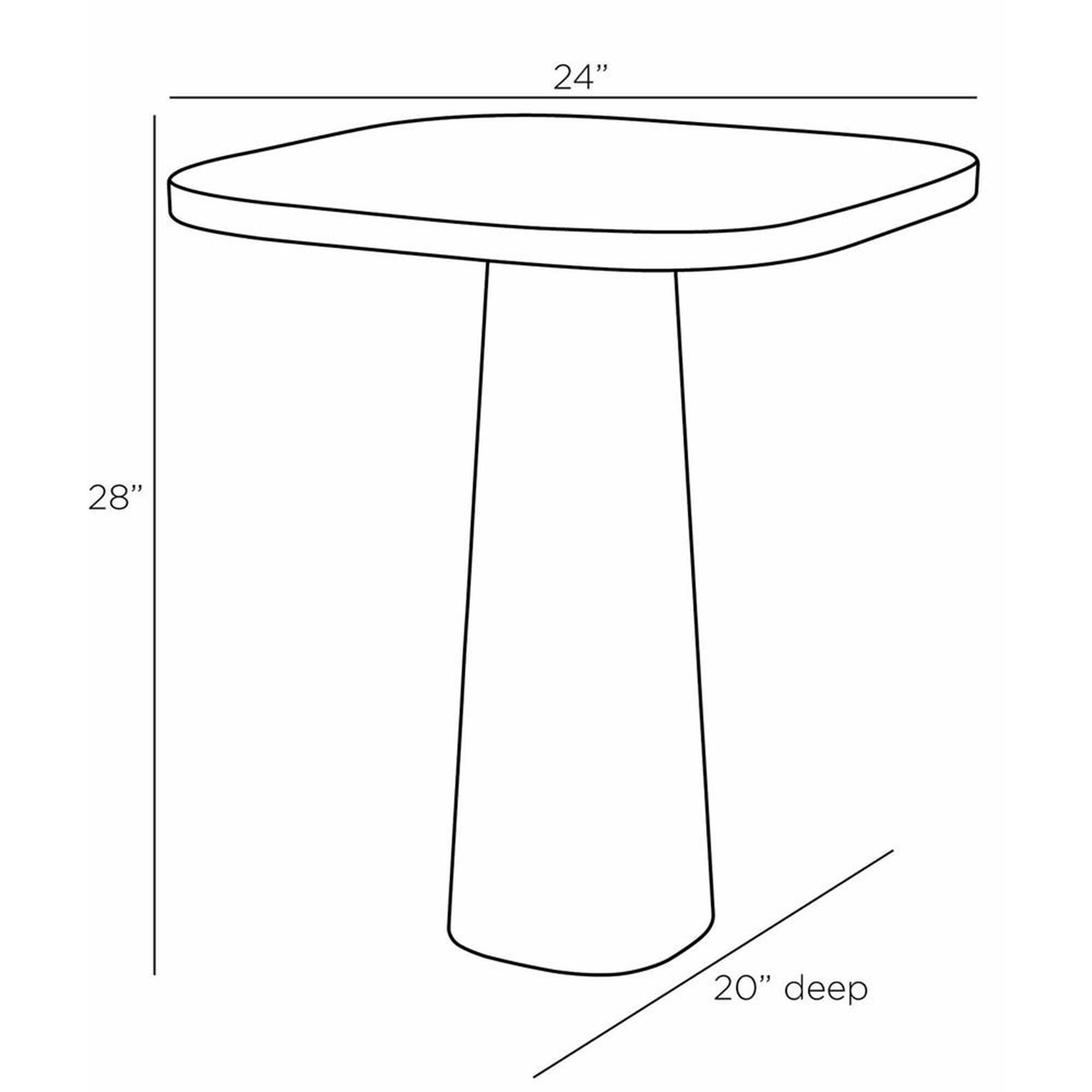 Blythe 24 Inch End Table by Arteriors Home