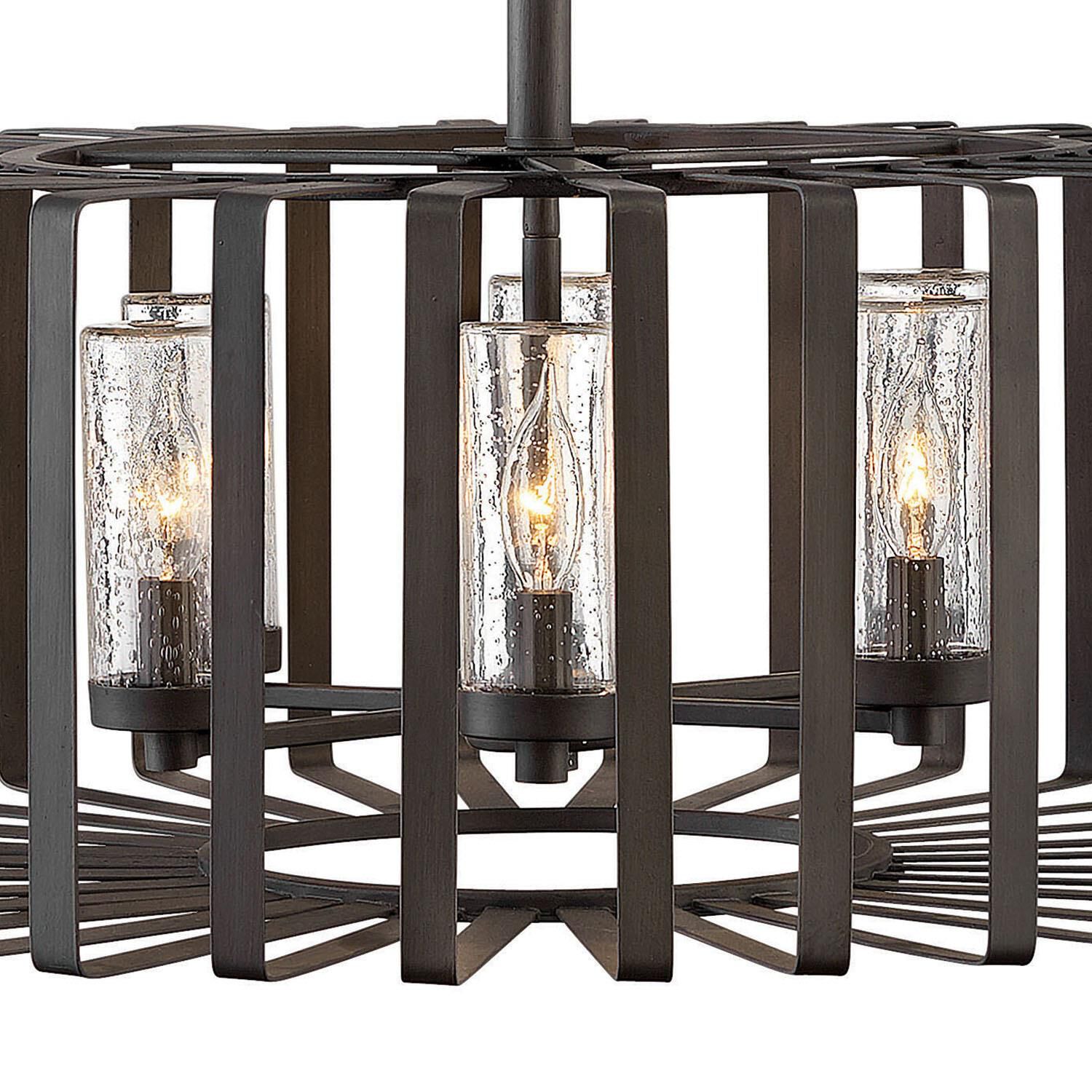 Reid 23 Inch Tall 6 Light Outdoor Hanging Lantern by Hinkley Lighting