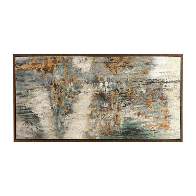 Uttermost Behind The Falls Abstract Art Print by Uttermost