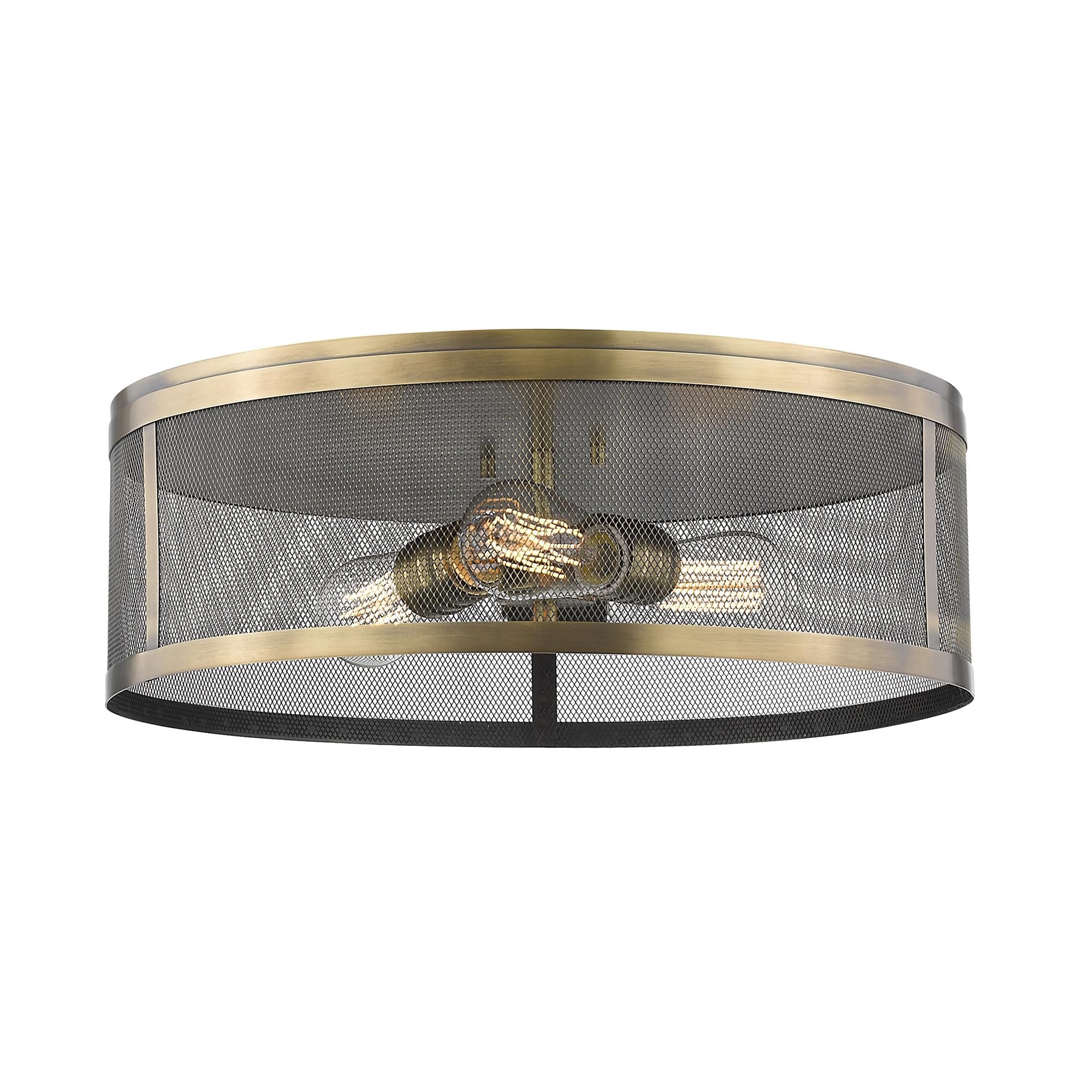 Shown in Natural Brass finish and Steel glass and Steel shade