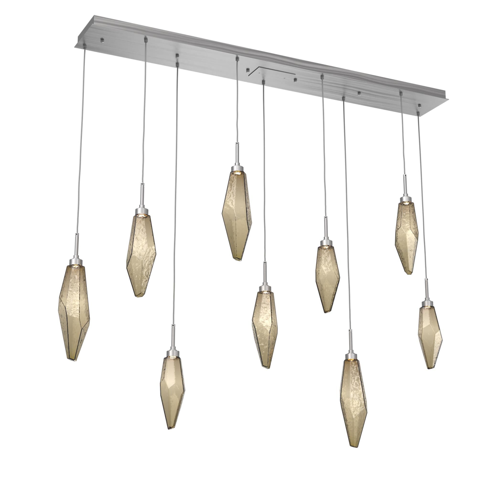 Shown in Classic Silver finish and Chilled Bronze glass