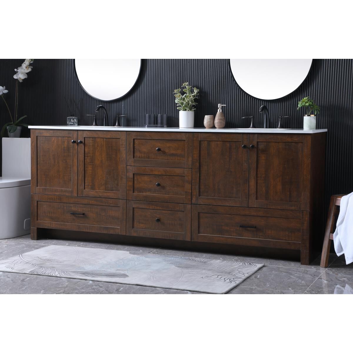 Soma 84 Inch Bath Vanity by Elegant Decor