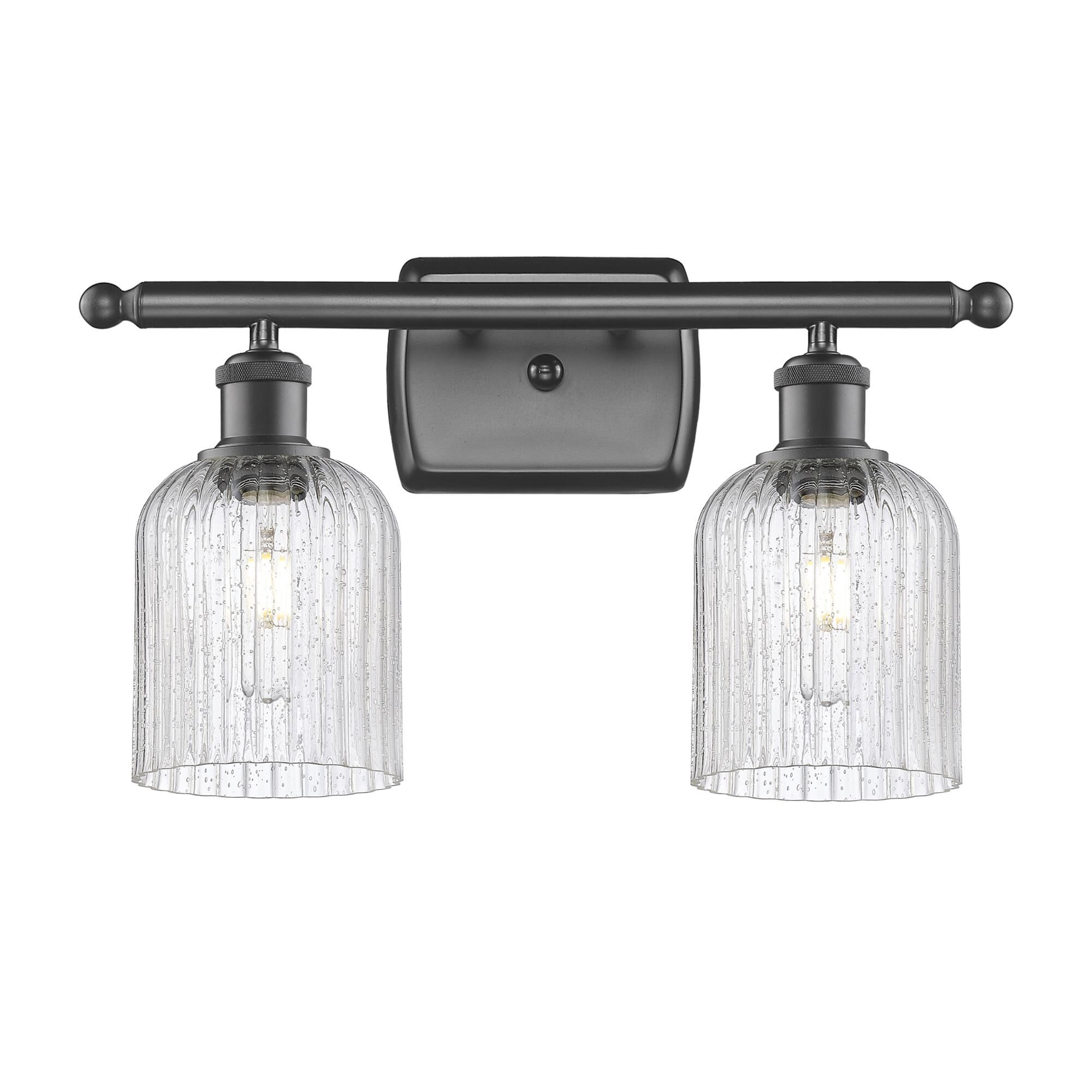 Shown in Oil Rubbed Bronze finish and Seedy shade