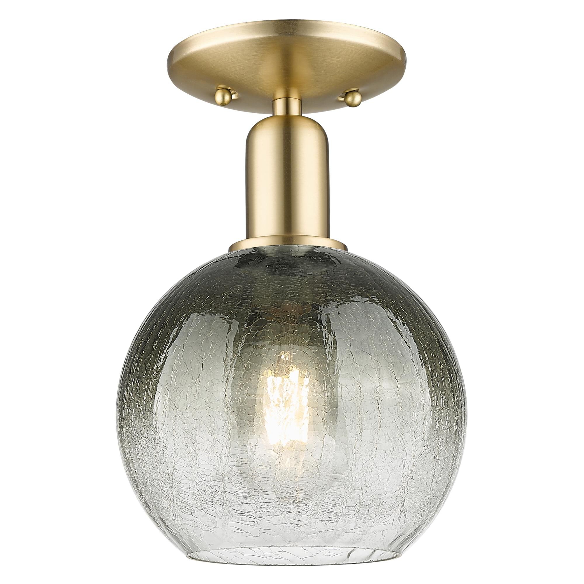 Bruno Marashlian Brookhaven Globe 8 Inch Semi Flush Mount by Innovations Lighting