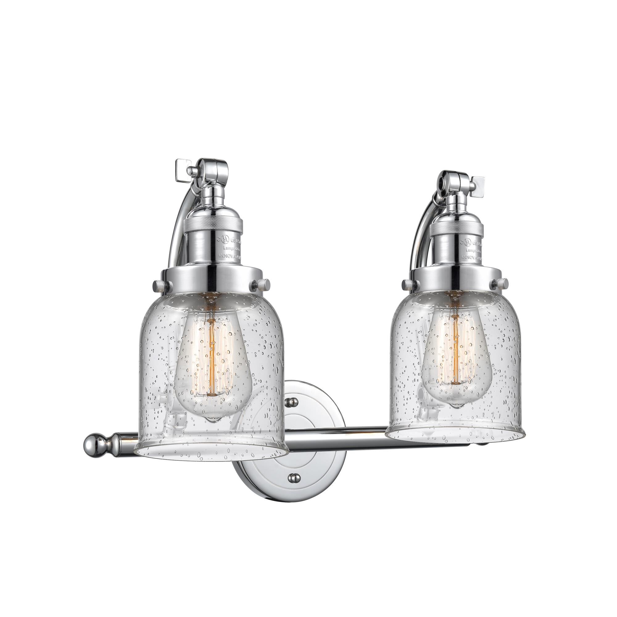 Bruno Marashlian Small Bell 18 Inch 2 Light Bath Vanity Light by Innovations Lighting