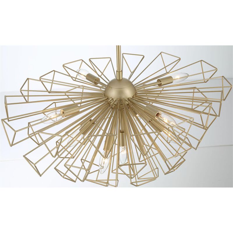 Dendelio 22 Inch 9 Light Semi Flush Mount by Eurofase Lighting
