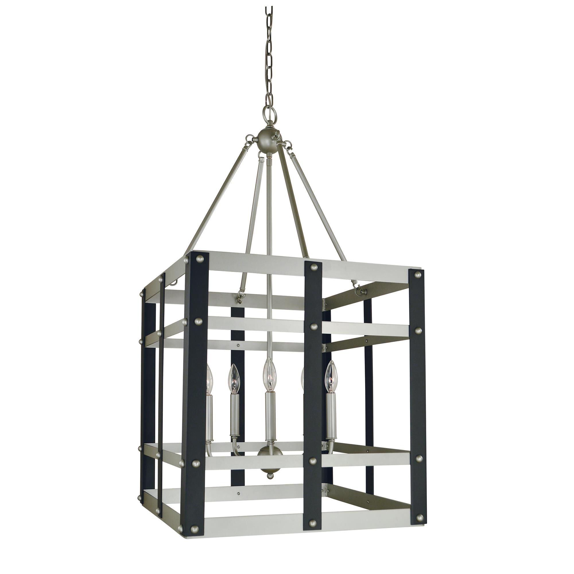 Metro Artisan 20 Inch 5 Light Mini Chandelier by Framburg
