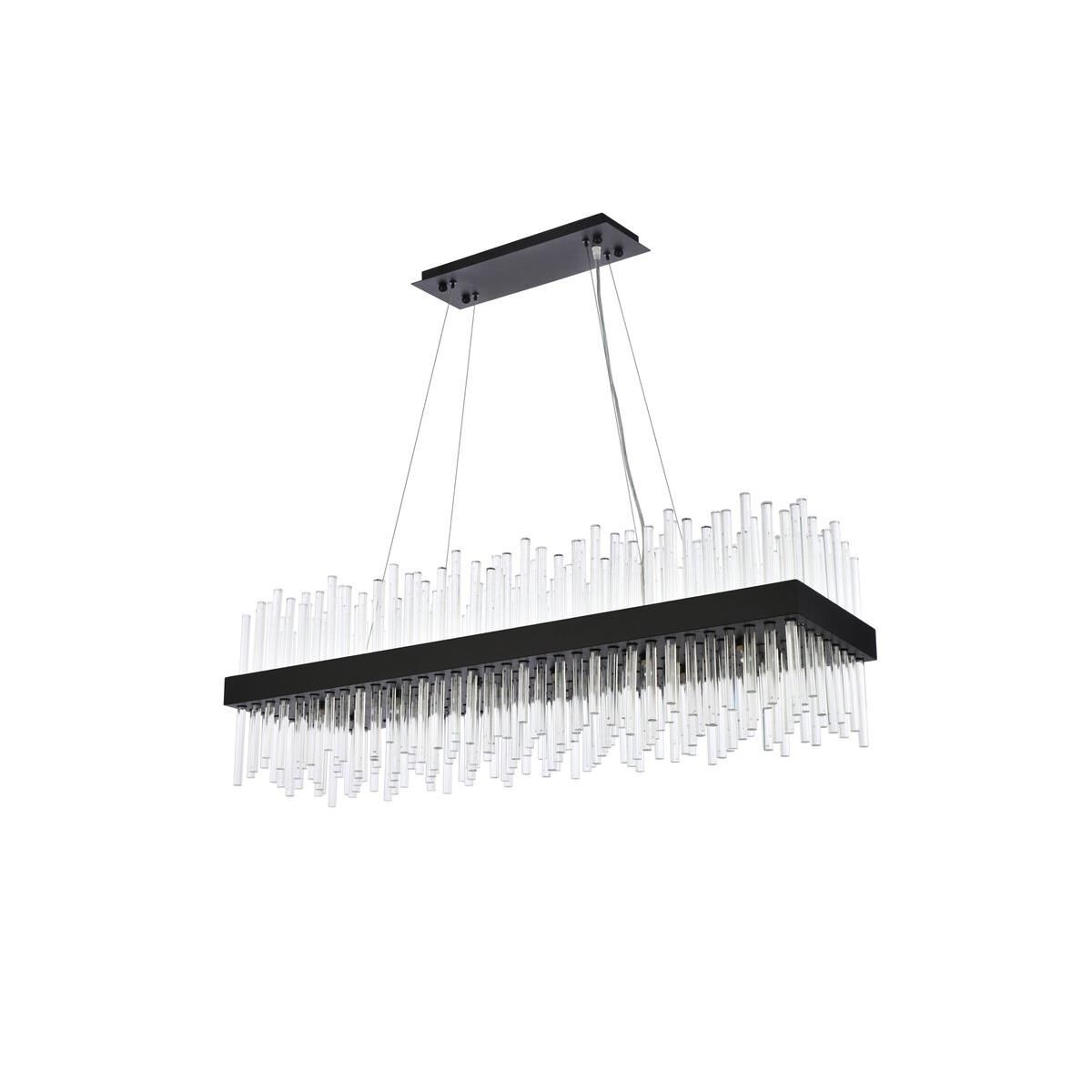 Shown in Black finish and Royal Cut Clear crystal