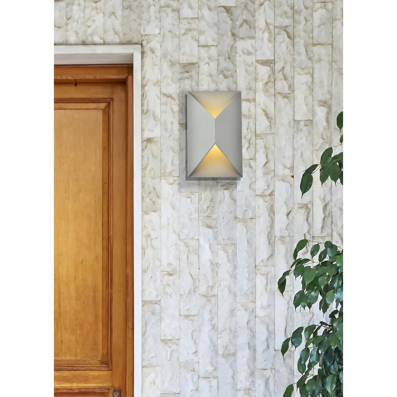Elegant Lighting Raine 11 Inch Tall LED Outdoor Wall Light