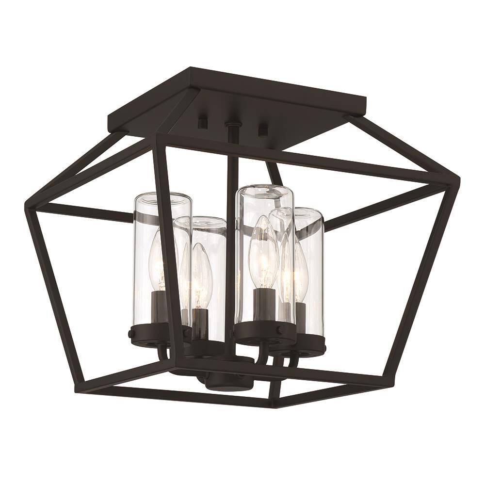 Bastille 13 Inch 4 Light Outdoor Flush Mount by Eurofase Lighting