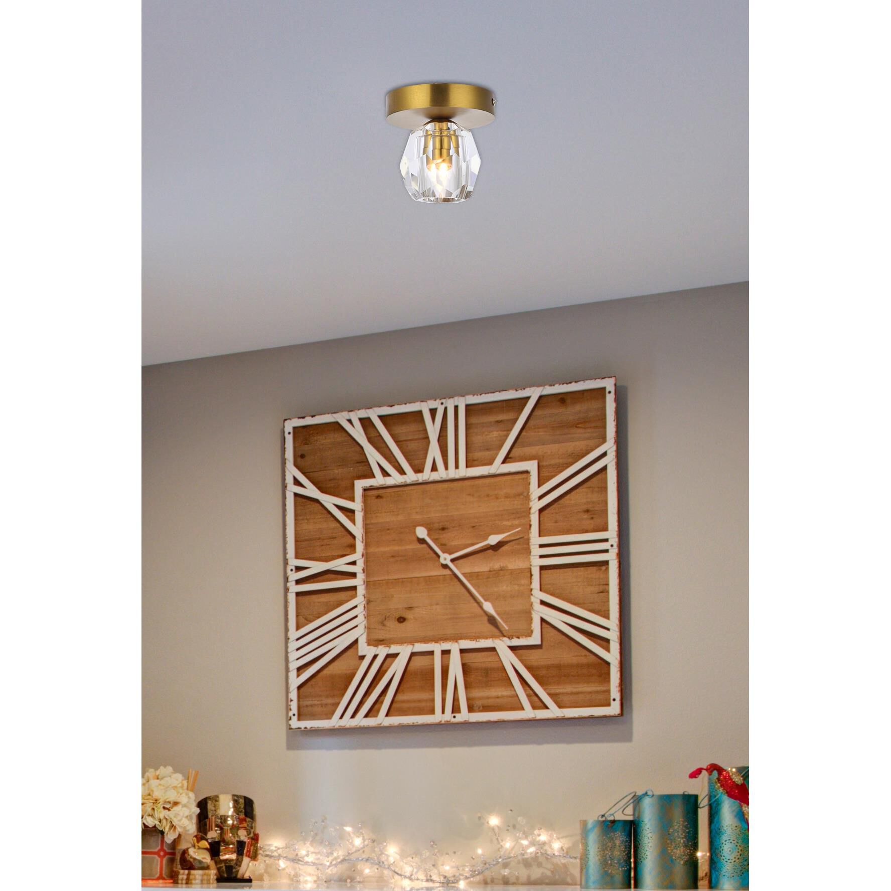 Eren 4 Inch 1 Light LED Flush Mount by Elegant Lighting