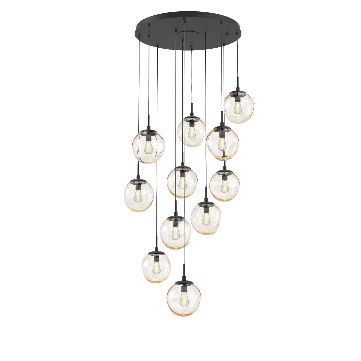 Levi Wilson Nebula 37 Inch 11 Light Multi Light Pendant by Hammerton Studio