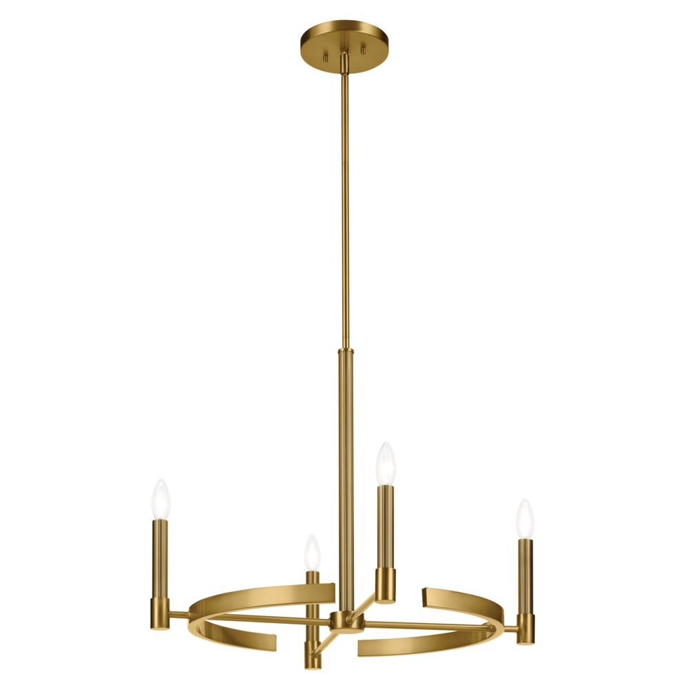 Shown in Brushed Natural Brass finish