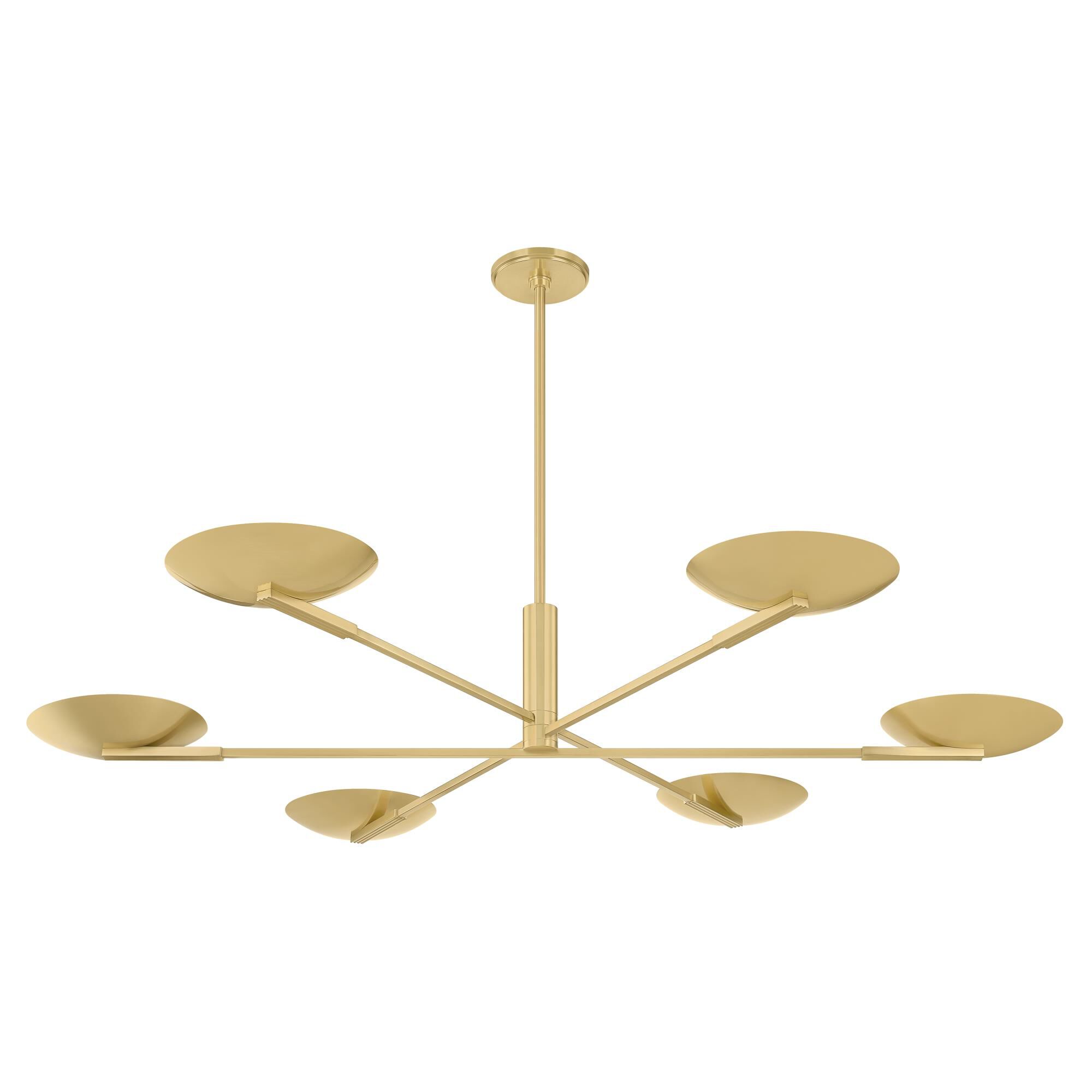 Shown in Aged Brass finish and Etched Matte glass