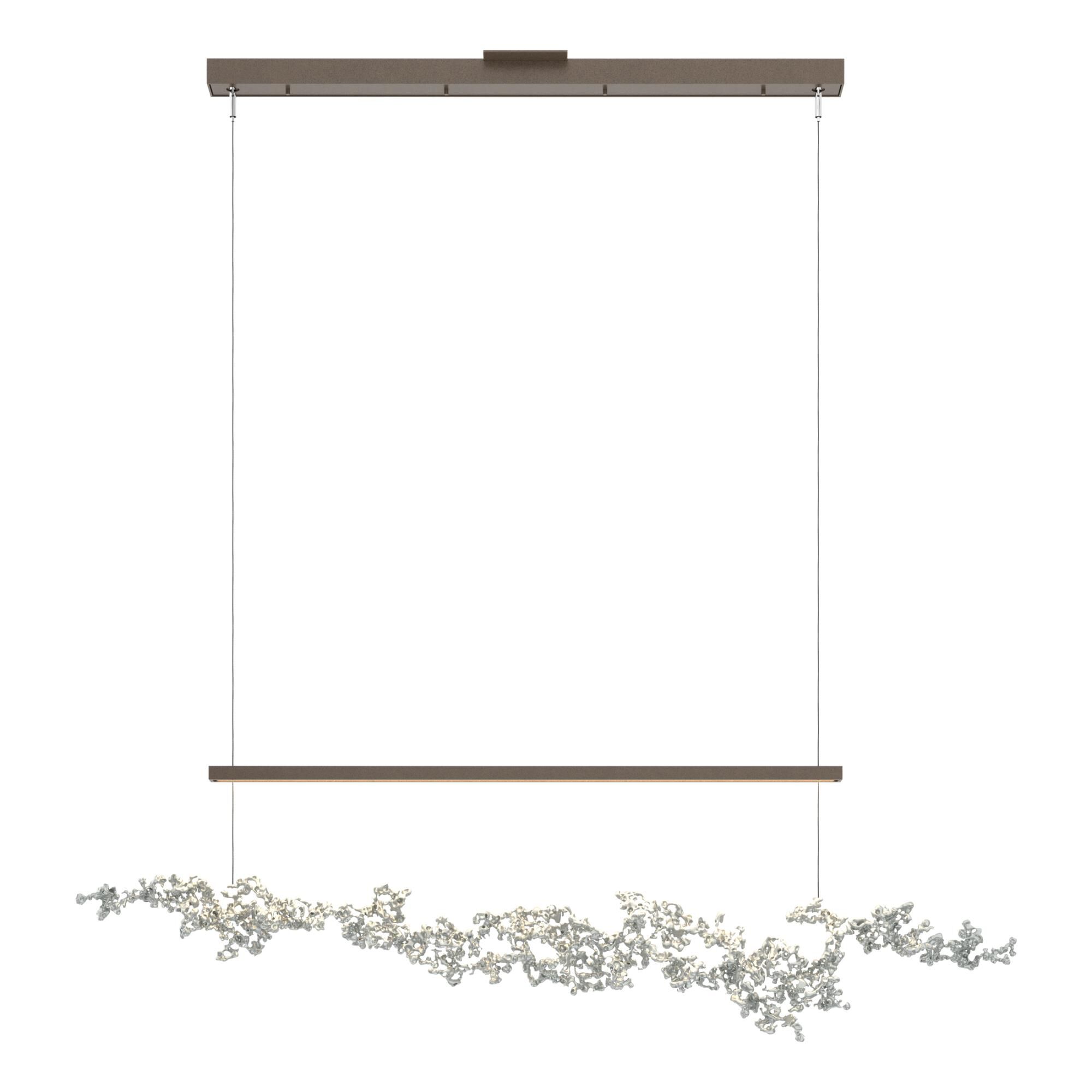 Shown in Bronze finish and Vintage Platinum Aluminum shade