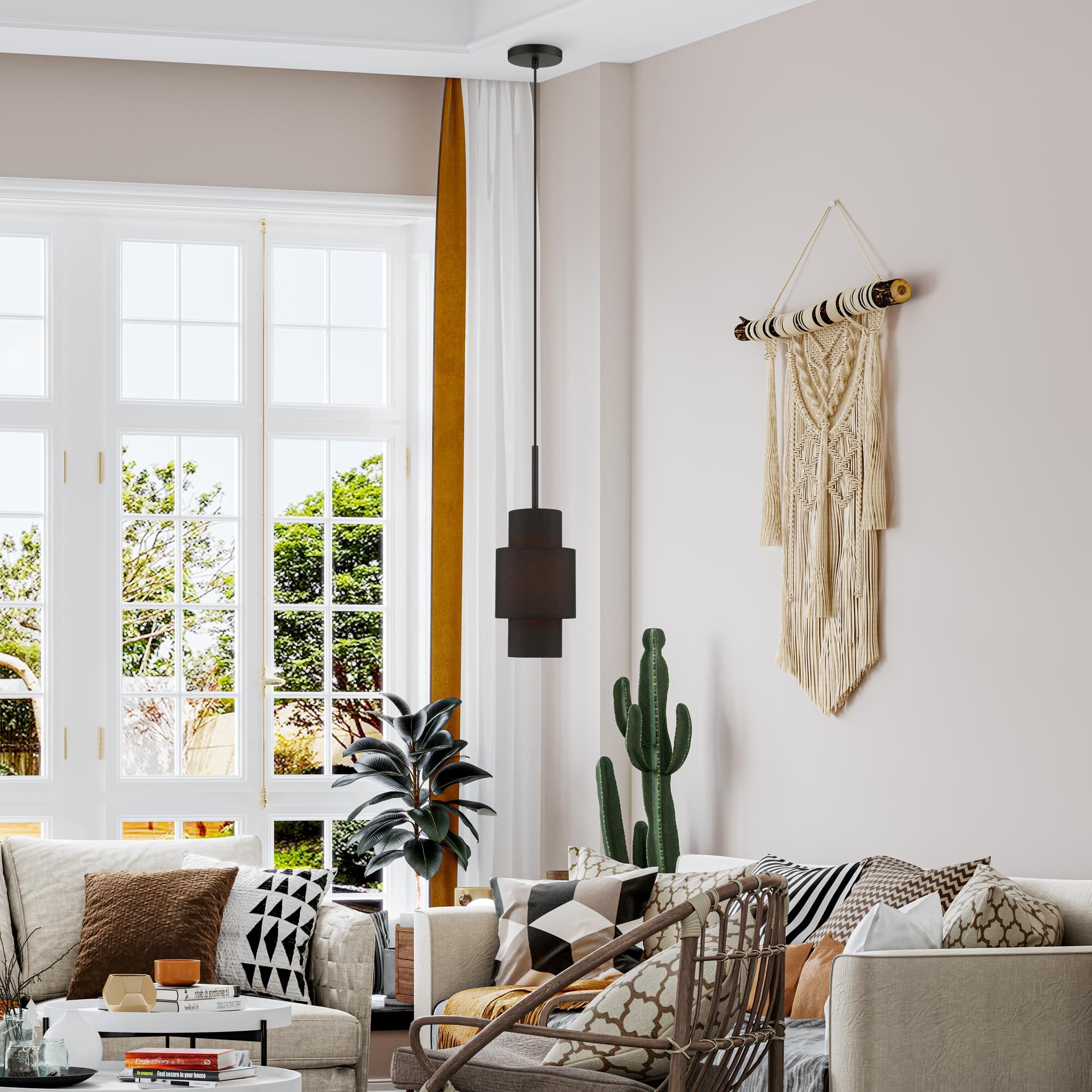 Livex Lighting Sentosa 7 Inch Large Pendant